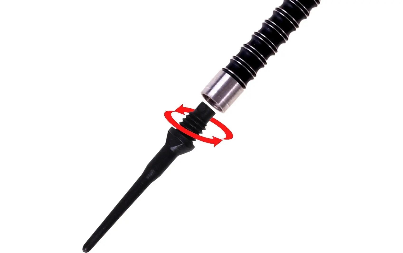 Karella Softspitzen Keypoint 2BA Schwarz 100 Stück 3/3