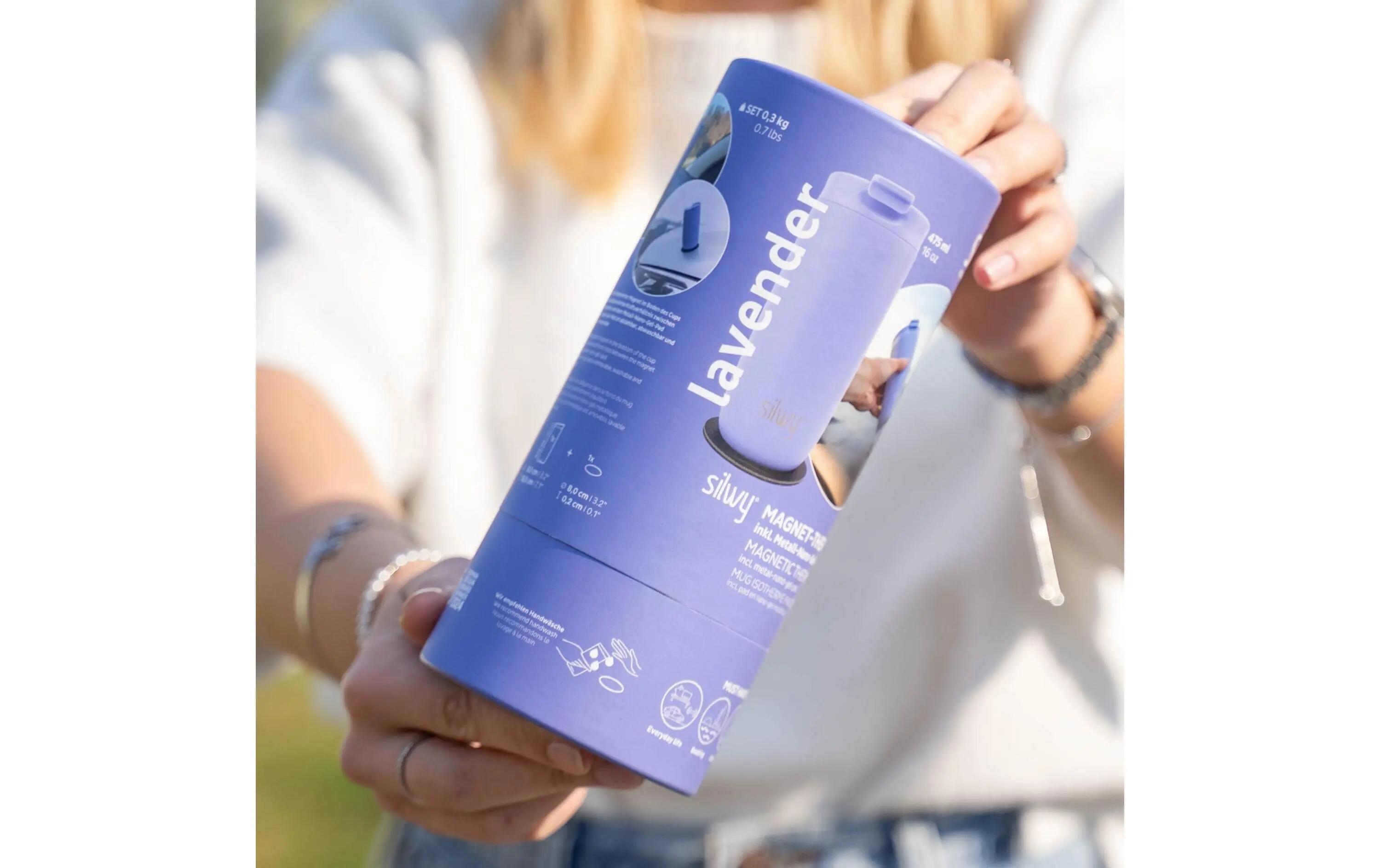 Silwy Magnet-Thermo-Cup LAVENDER 3/3