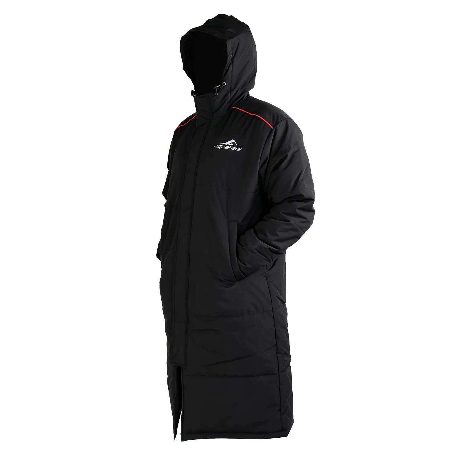 Wärmemantel Wassersport funktional wasserdicht warm Unisex – Waterproof Schwarz 5/6