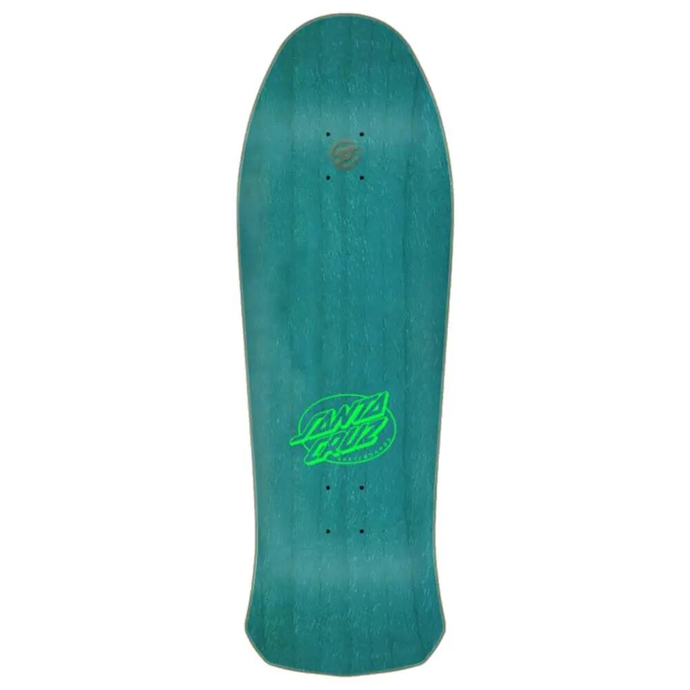 Skateboard Deck Old School Santa Cruz Reissue Salba Witch Doctor Green 10.4'' 2/2