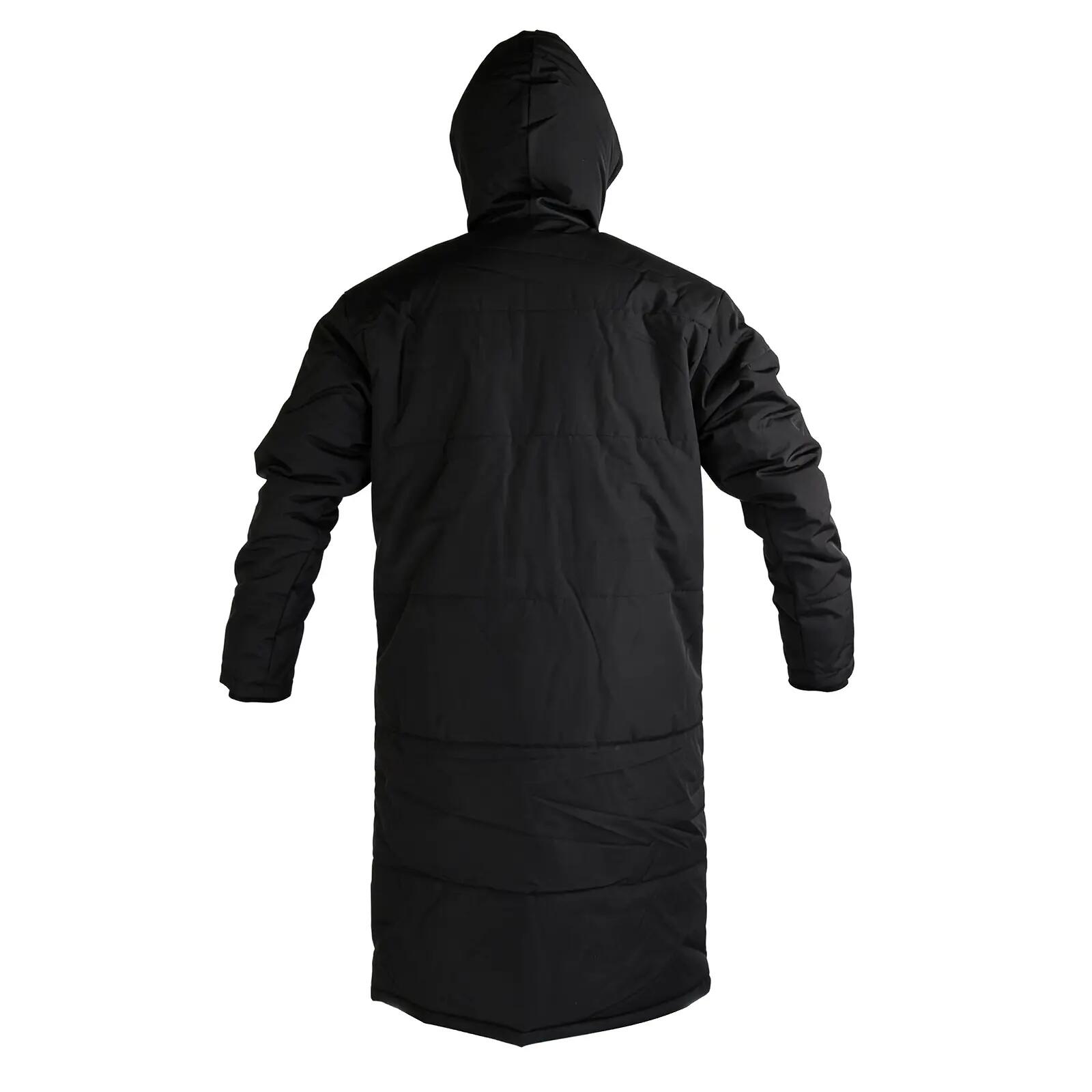 Wärmemantel Wassersport funktional wasserdicht warm Unisex – Waterproof Schwarz 4/6