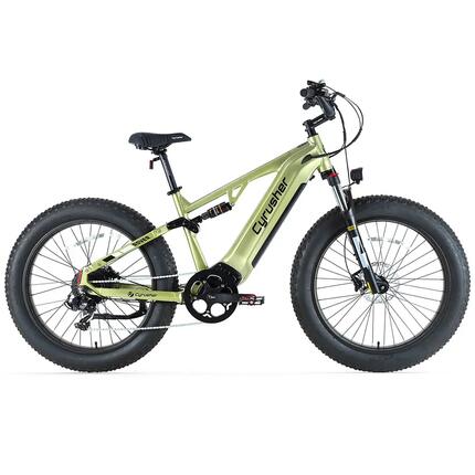 Cyrusher Rover full-suspension e-bike, 52V 15,6Ah accu