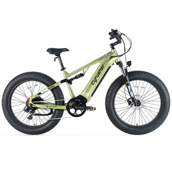 Cyrusher Rover full-suspension e-bike, 52V 15,6Ah accu