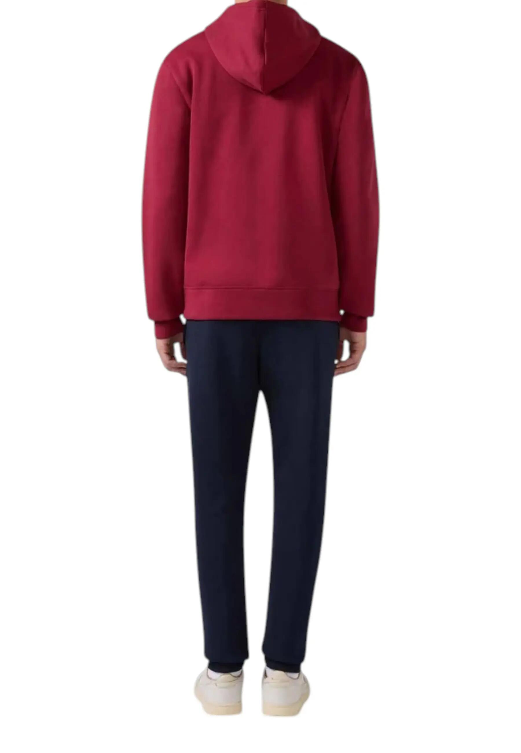 Champion - Survêtement Homme Zippé à Capuche Molleté, Bordeaux 3/5