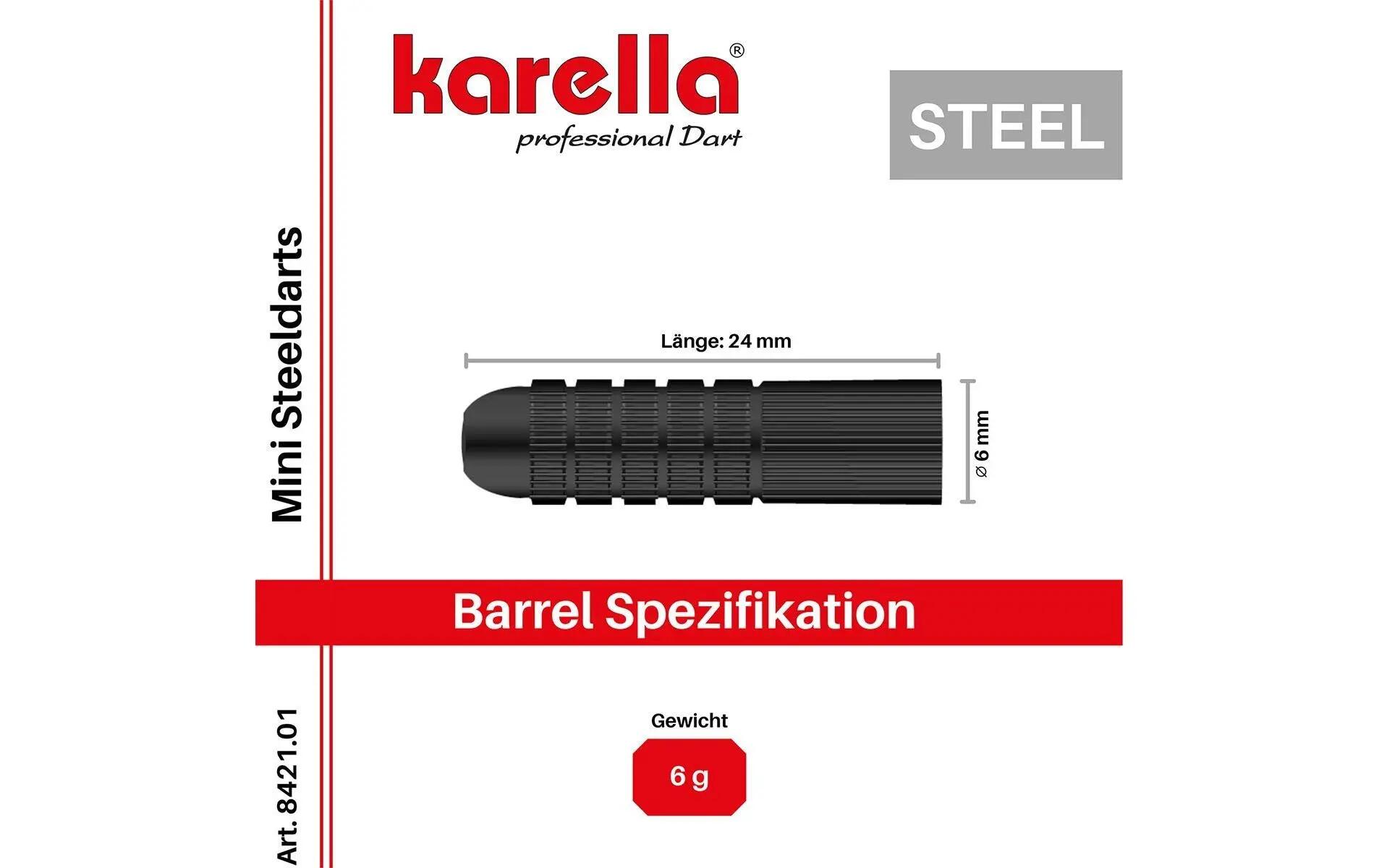 Karella Steeldart Mini Set 3 Stück im Blister 3/3