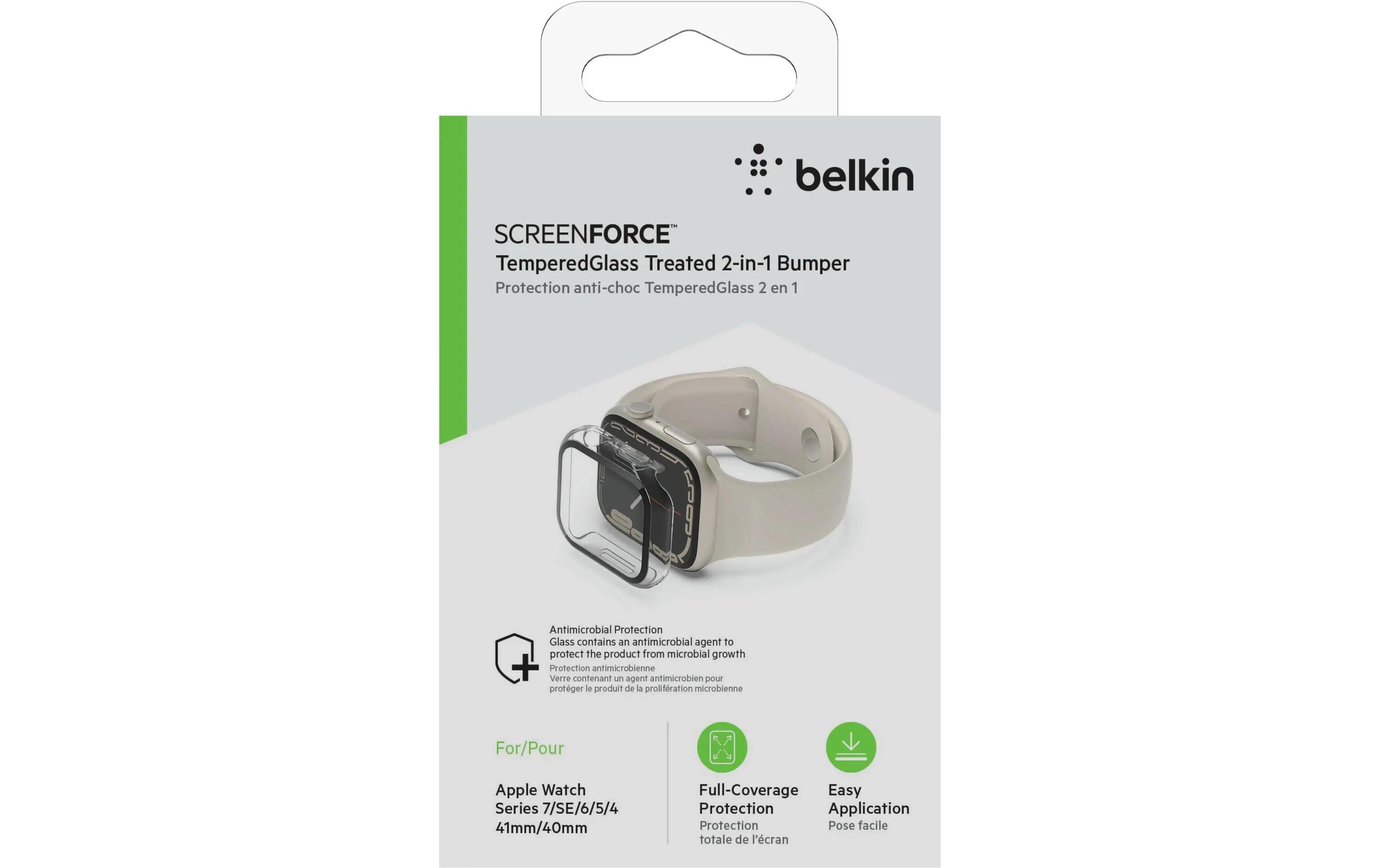 Belkin TemperedCurve 2-en-1 Protection écran Apple Watch 7 3/3