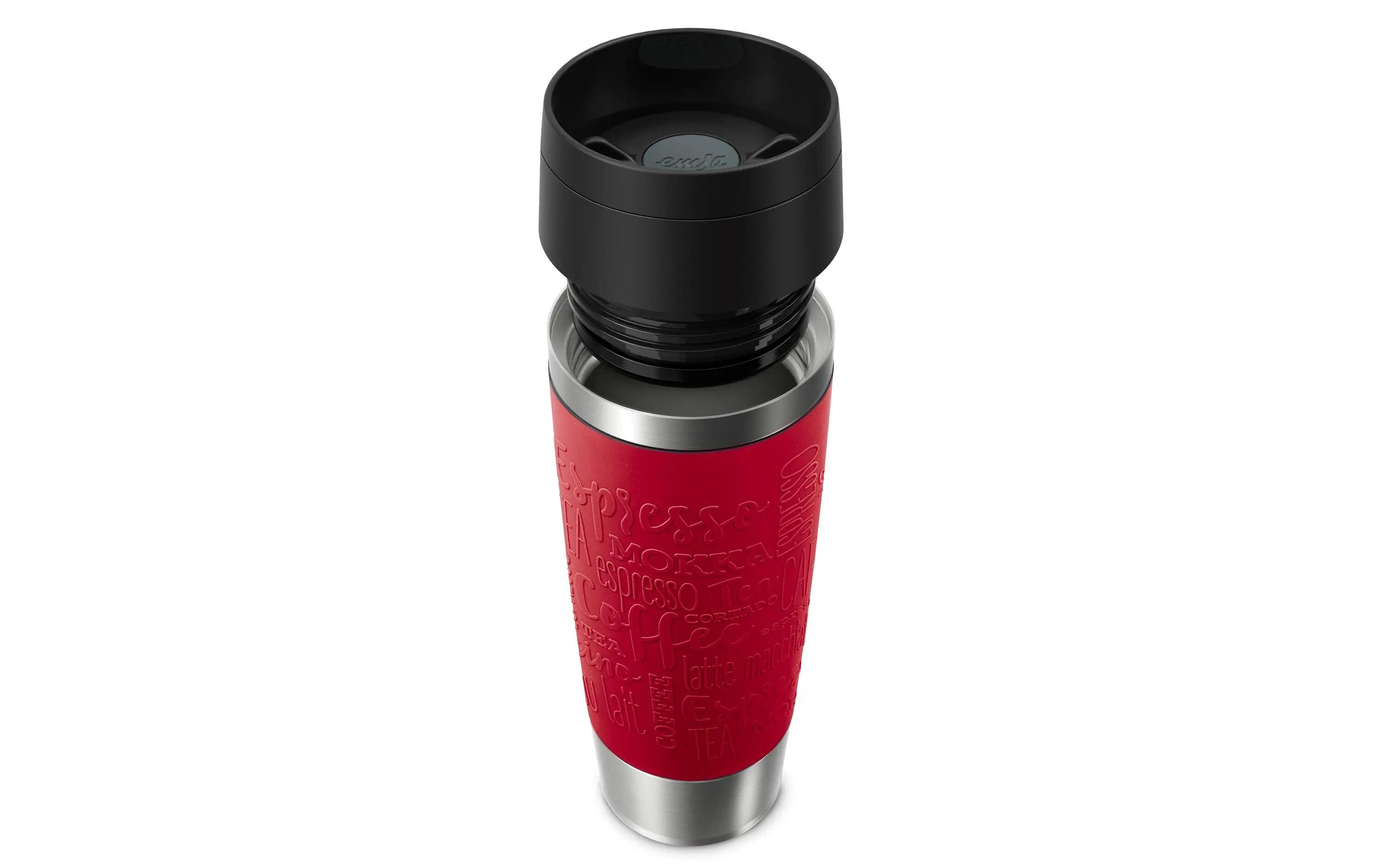 Emsa Classic Thermobecher 500 ml Dunkelrot 2/3