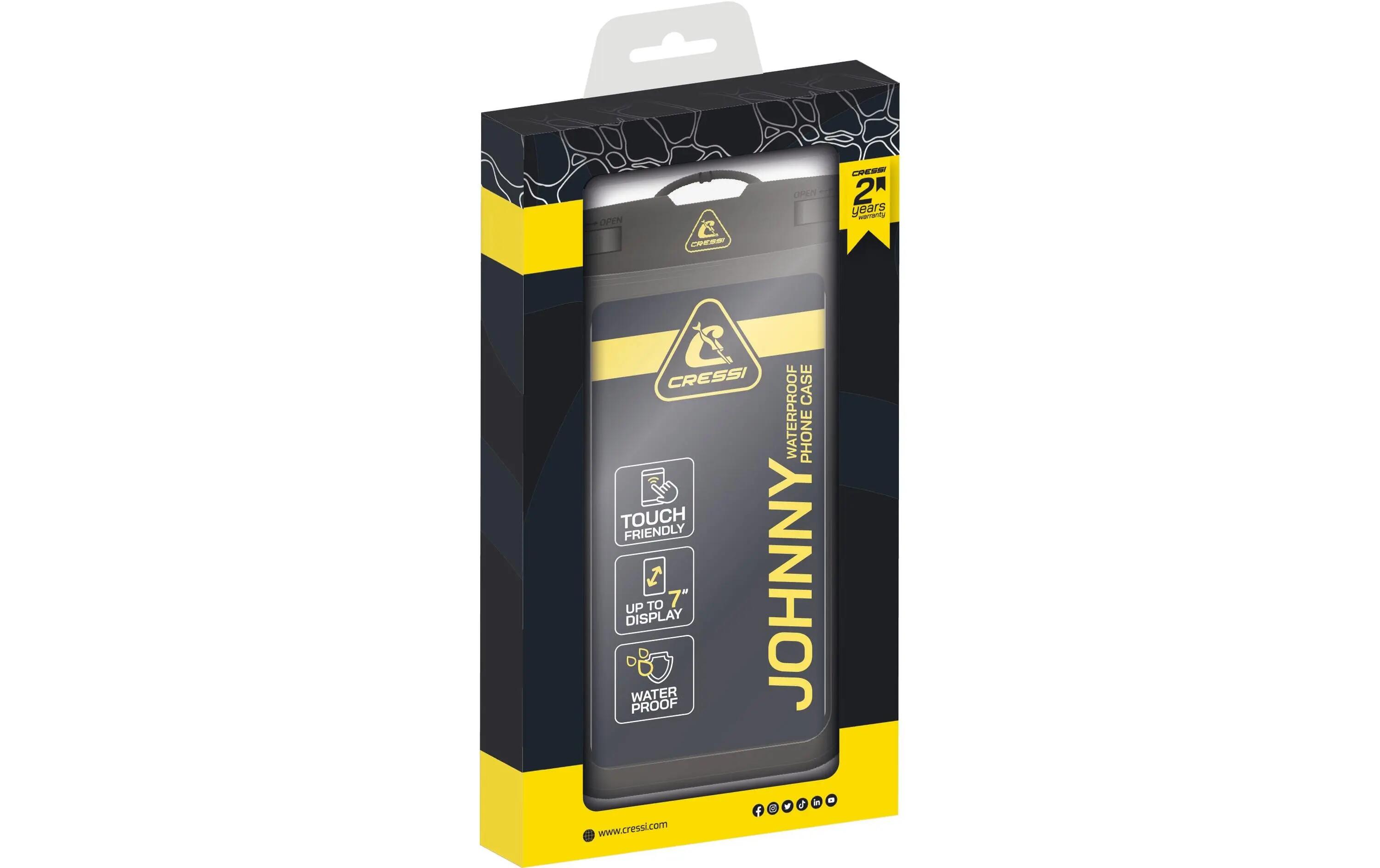 CRESSI Johnny Custodia smartphone idrorepellente trasparente/nero 2/2