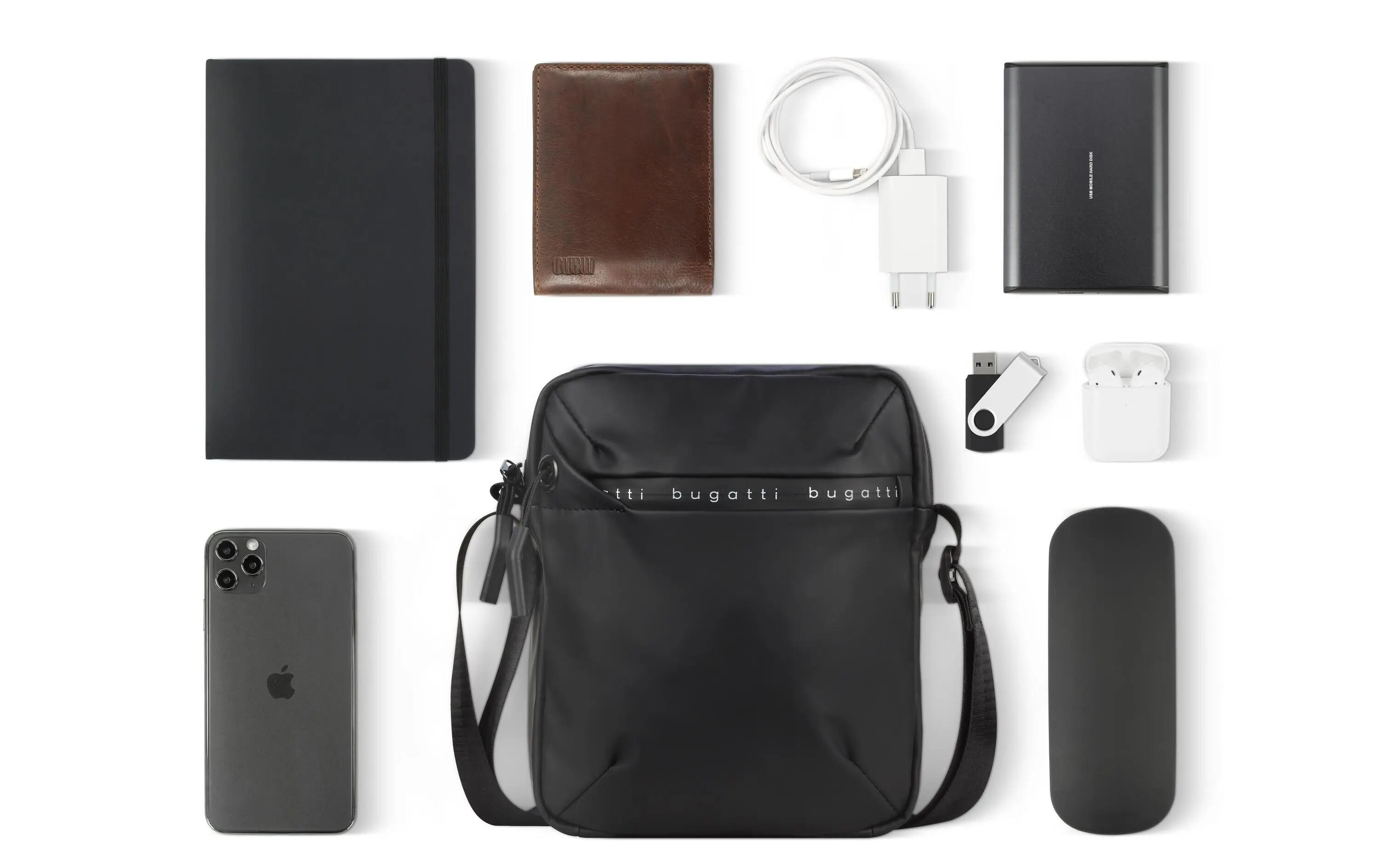 Bugatti Shoulder Bag Blanc Black 2/3