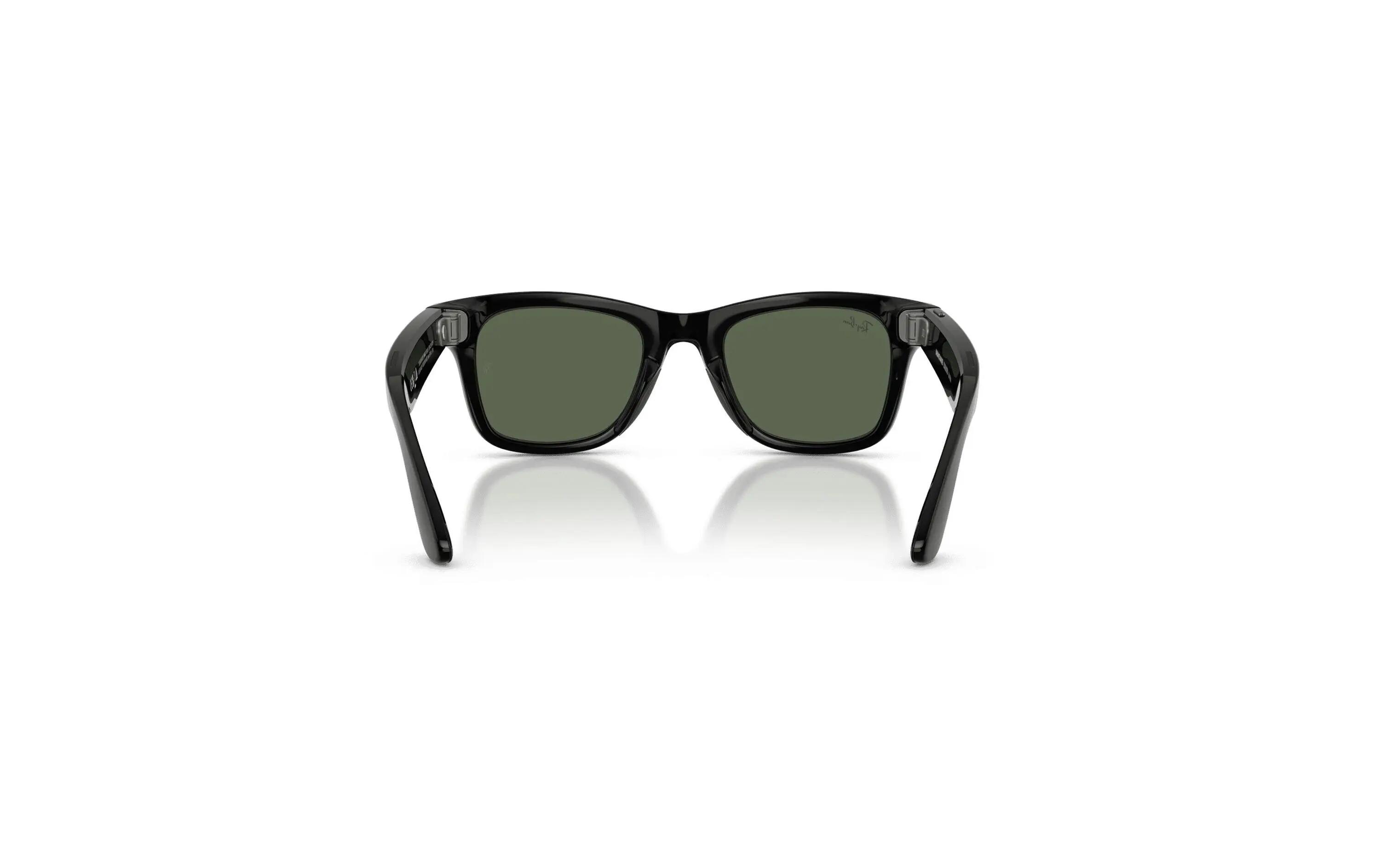 Ray-Ban META AI Sun Wayfarer Lunettes Noir Vert 3/3