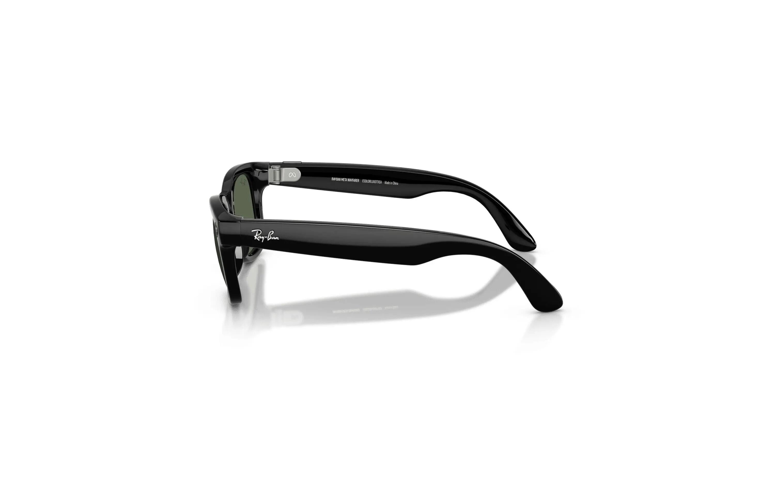 Ray-Ban META AI Sun Wayfarer Lunettes Noir Vert 2/3