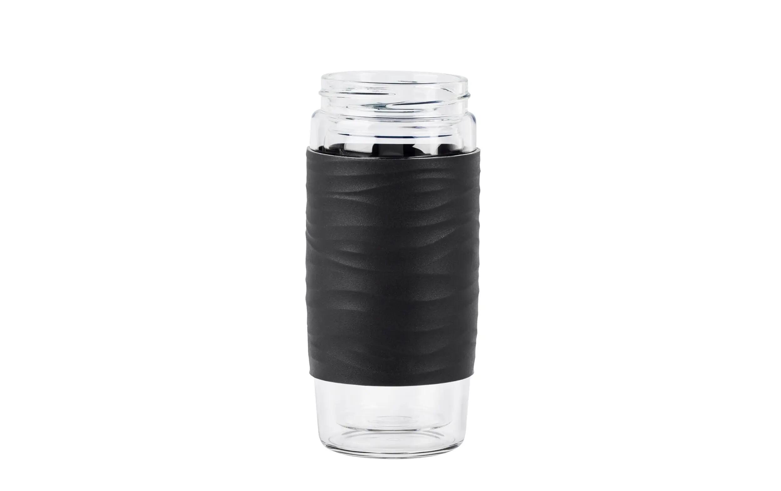 Emsa Tea2go Teebecher Glas 420 ml Schwarz 2/3