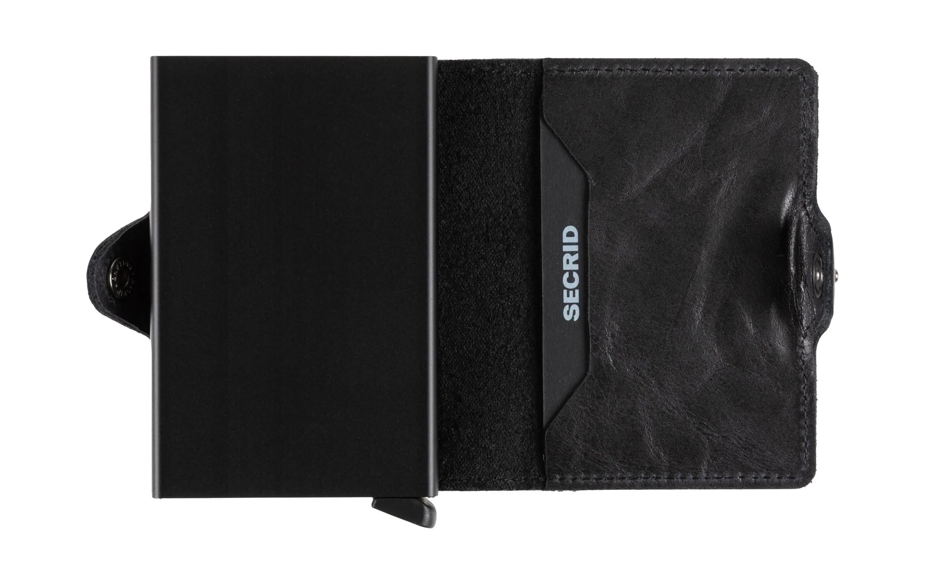 SECRID Twinwallet Vintage Black Wallet 3/3