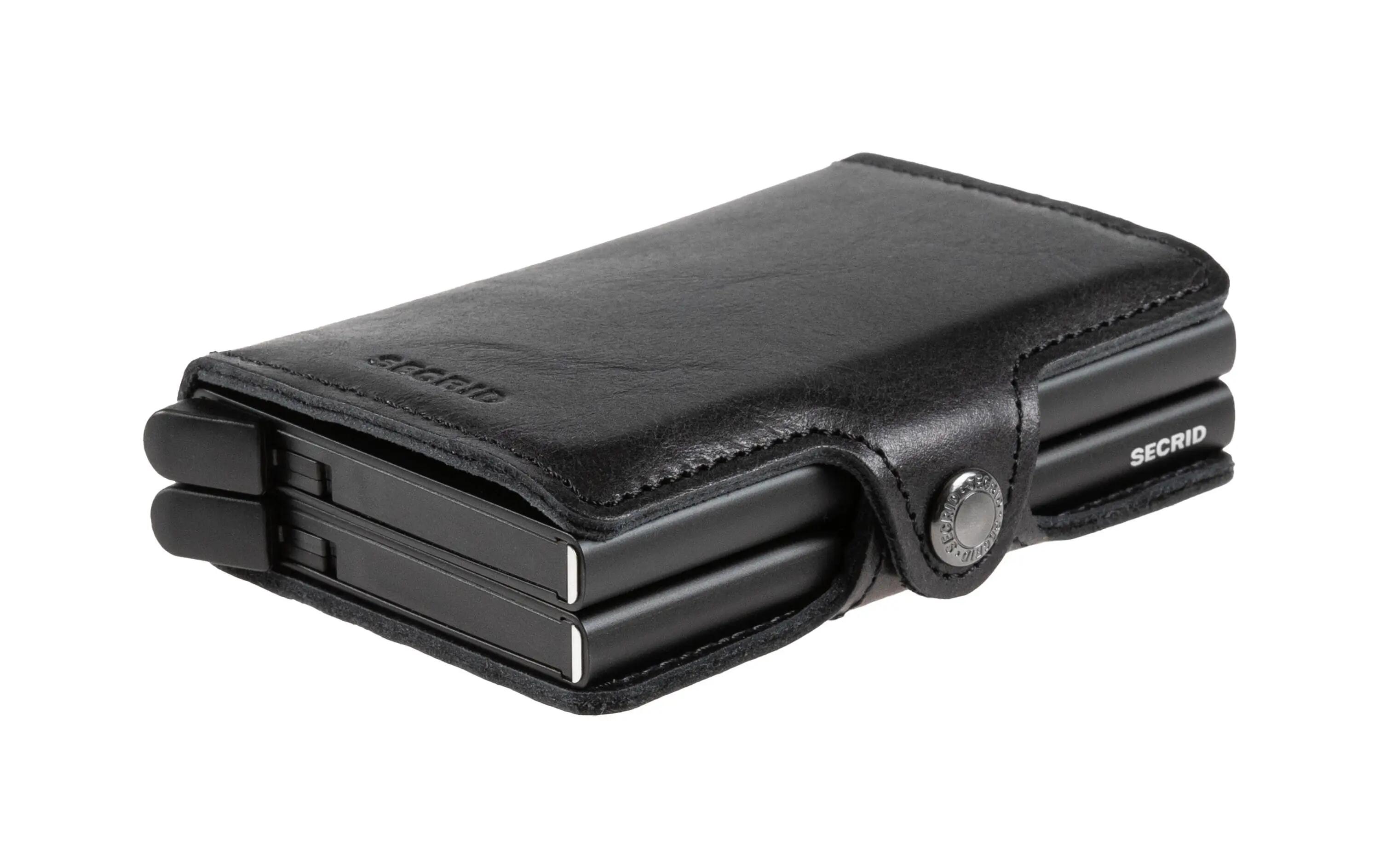 SECRID Twinwallet Vintage Black Wallet 2/3
