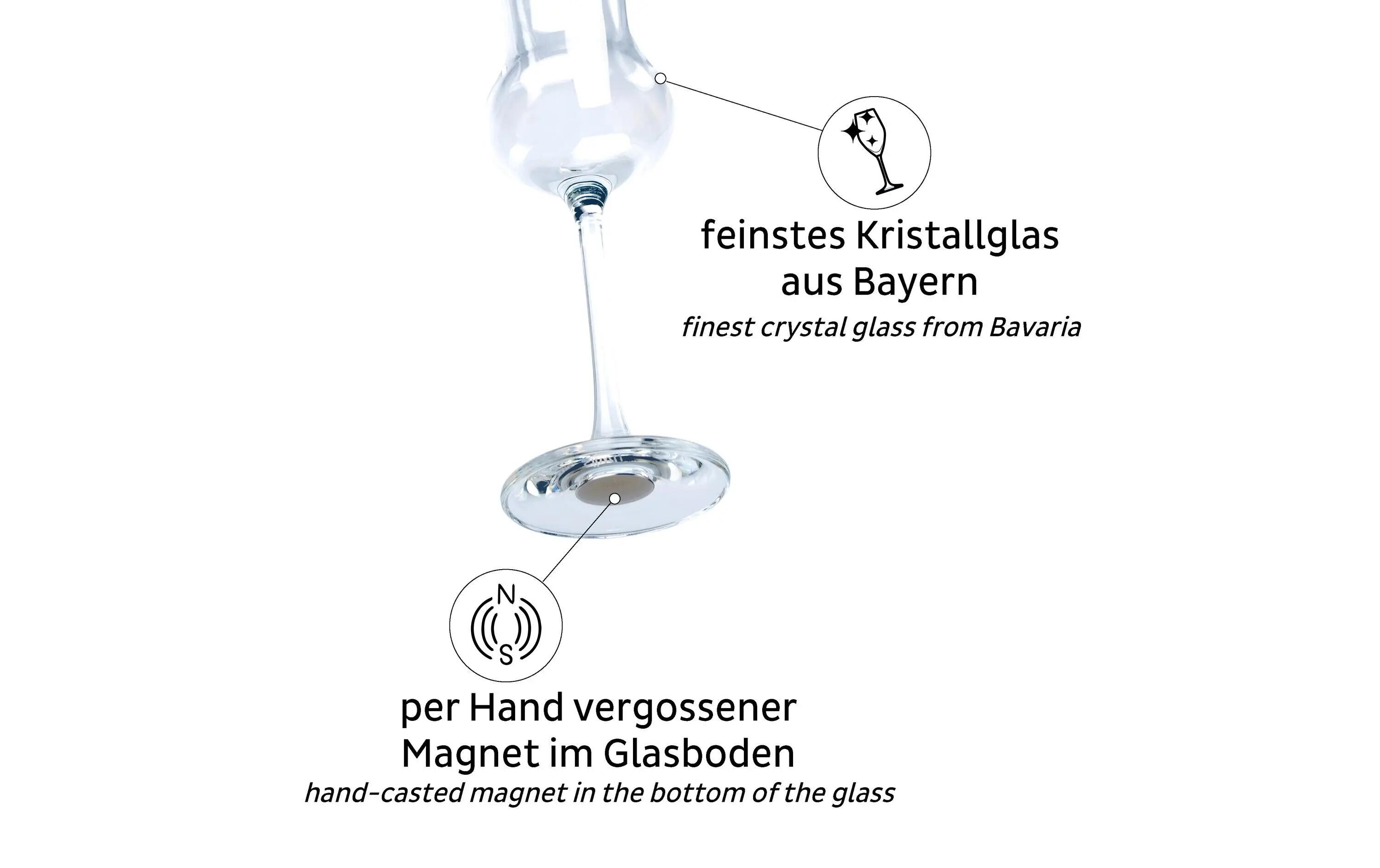 Silwy Magnetic Crystal Glasses Liqueur 3/3