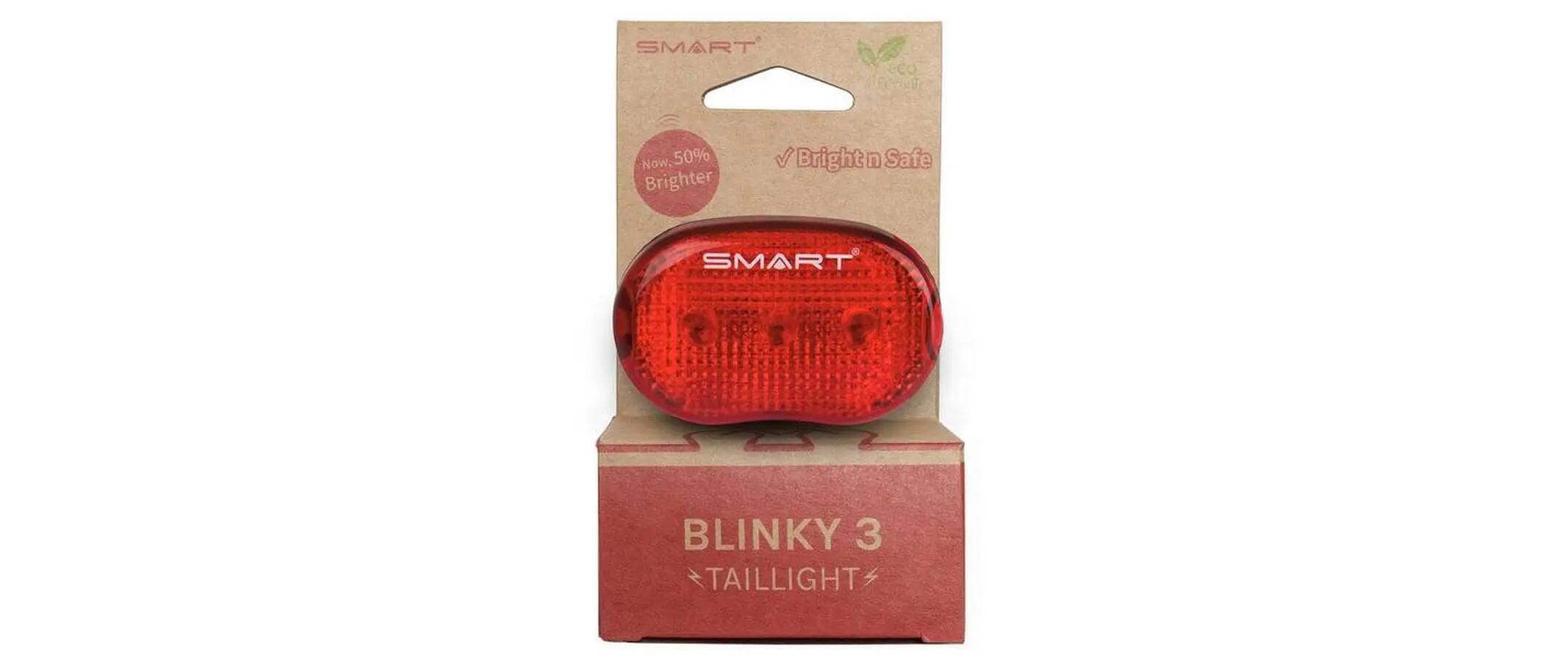 Smart Clignotant Vélo Rouge, LED, 20 lm, 50 h 2/3