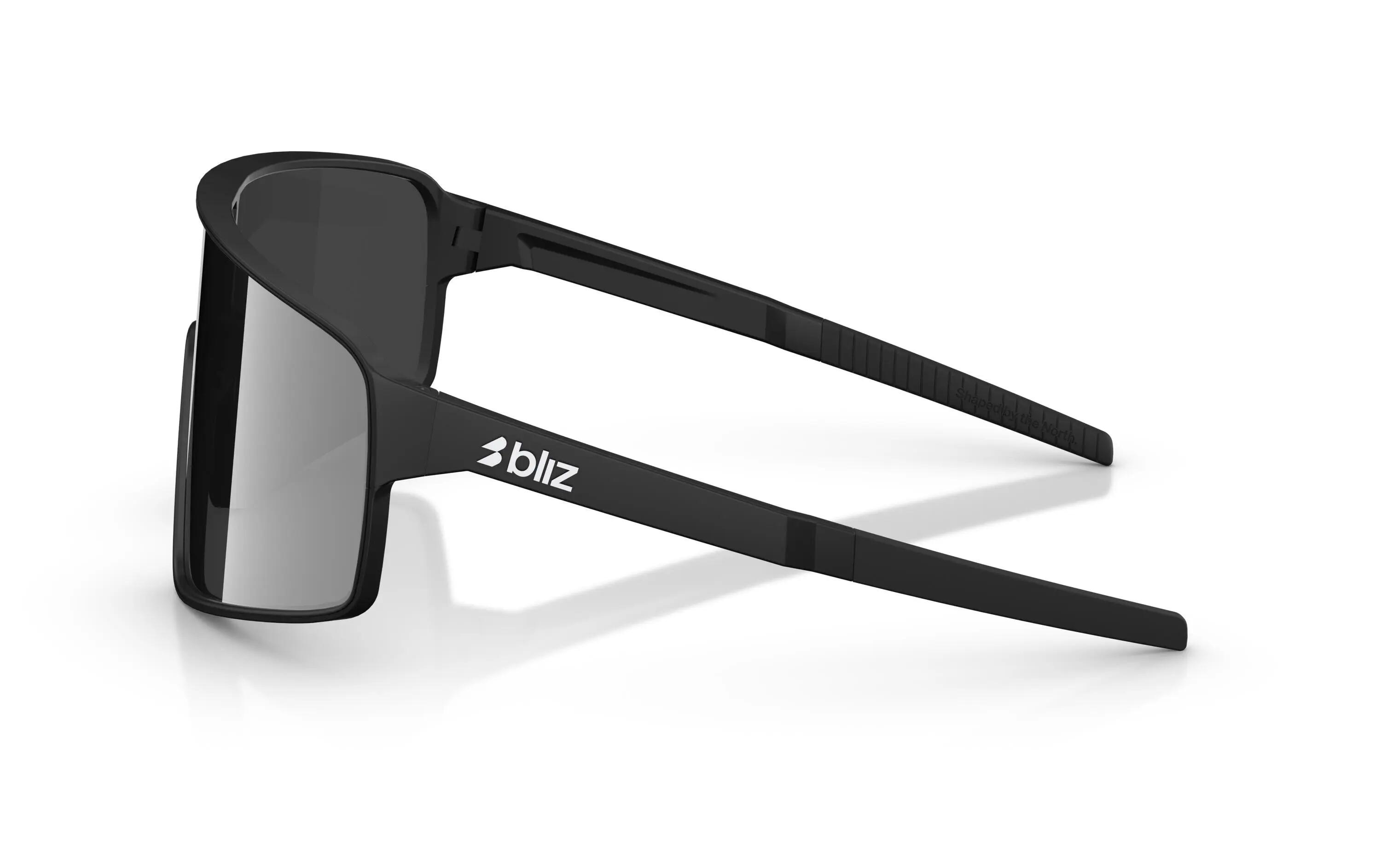 Bliz Sports Glasses P001 Smoke Silver Mirror Matte Black 3/3