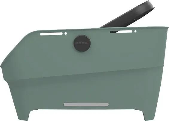 Cento Neo MIK Fahrradkorb hinten, silber-grün 2/5