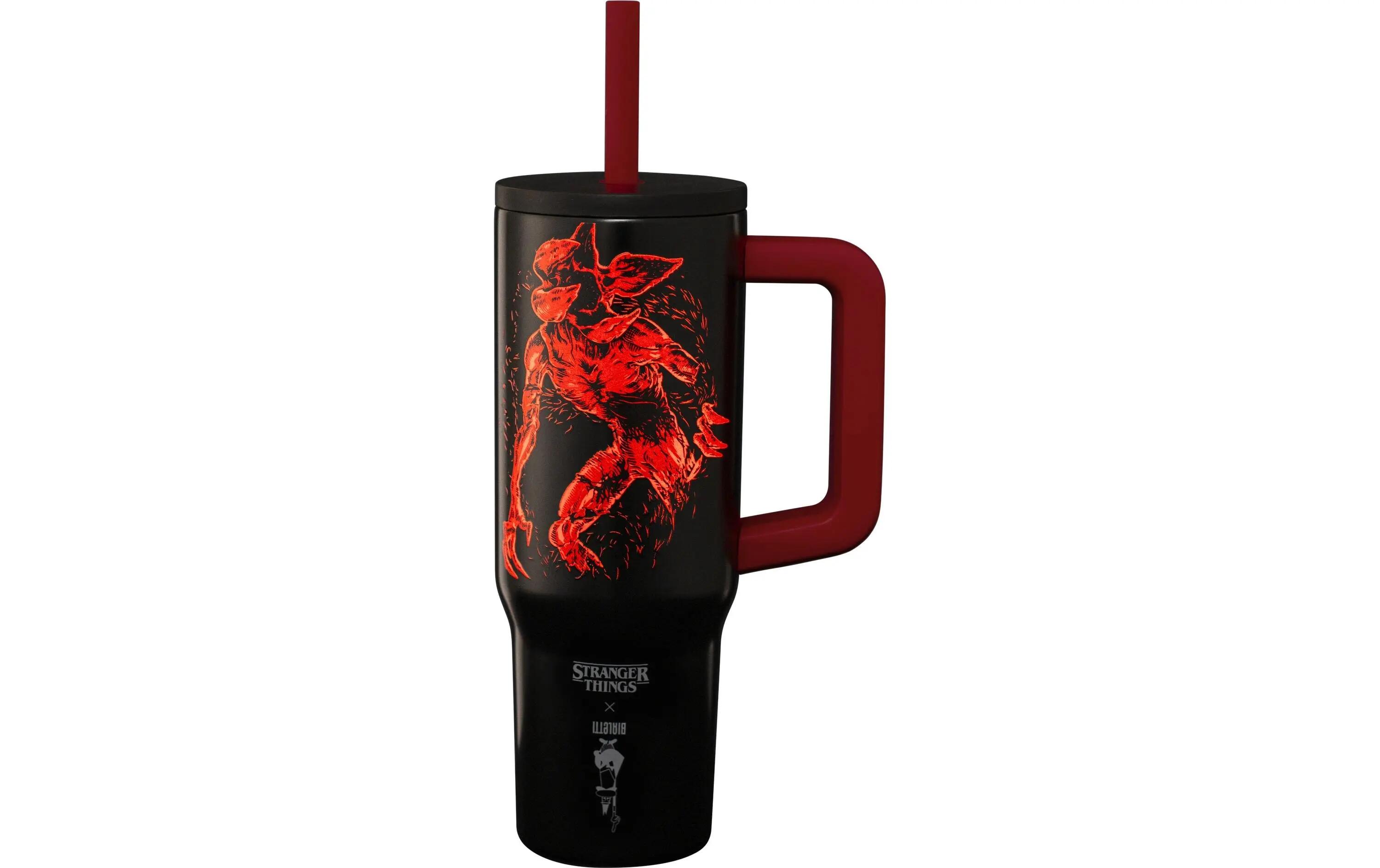 Bialetti Trinkbecher Stranger Things 900 ml Schwarz/Rot 2/2
