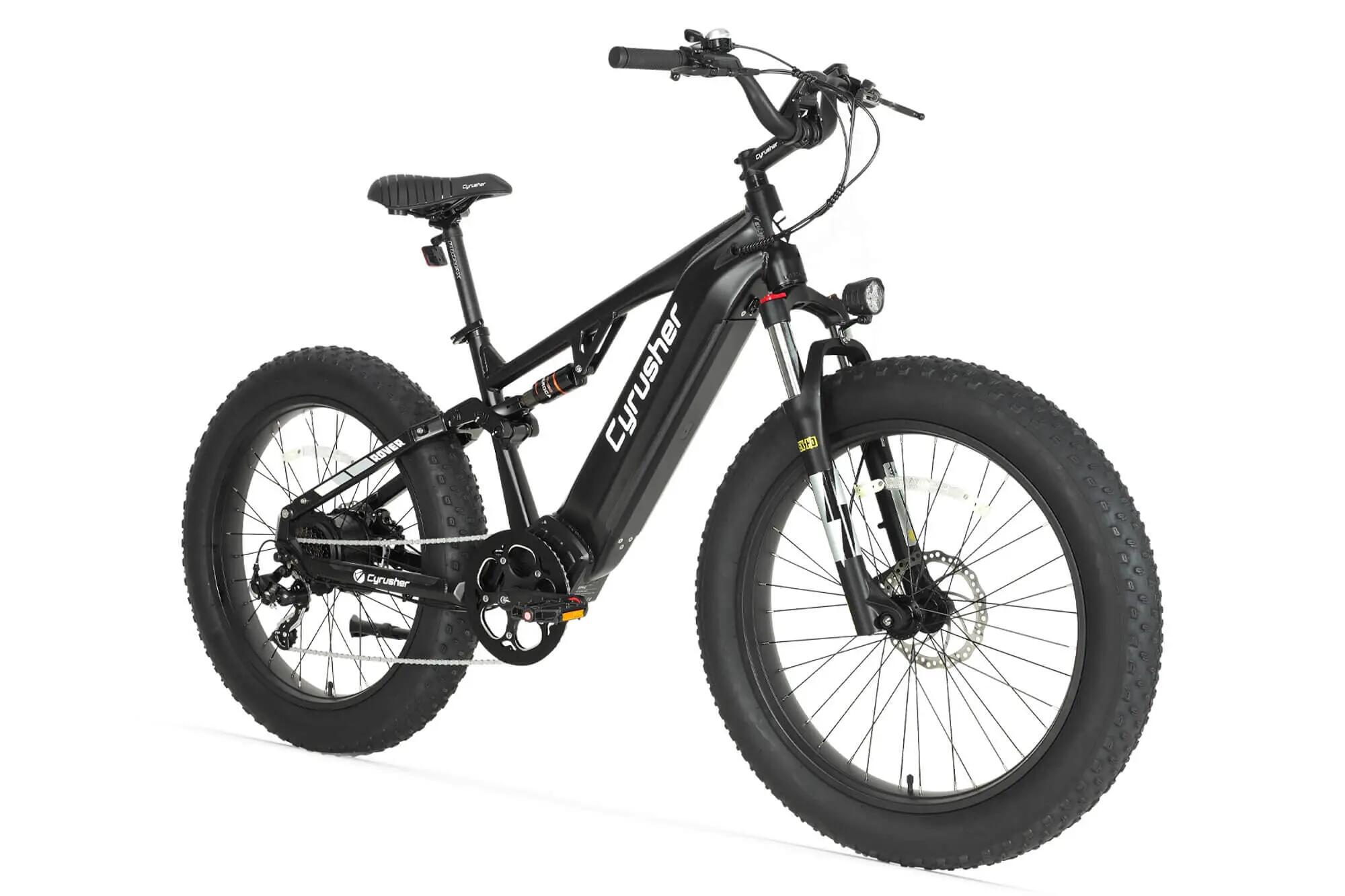 Bicicleta eléctrica Cyrusher Rover de doble suspensión, 52 V 15,6 Ah 3/3