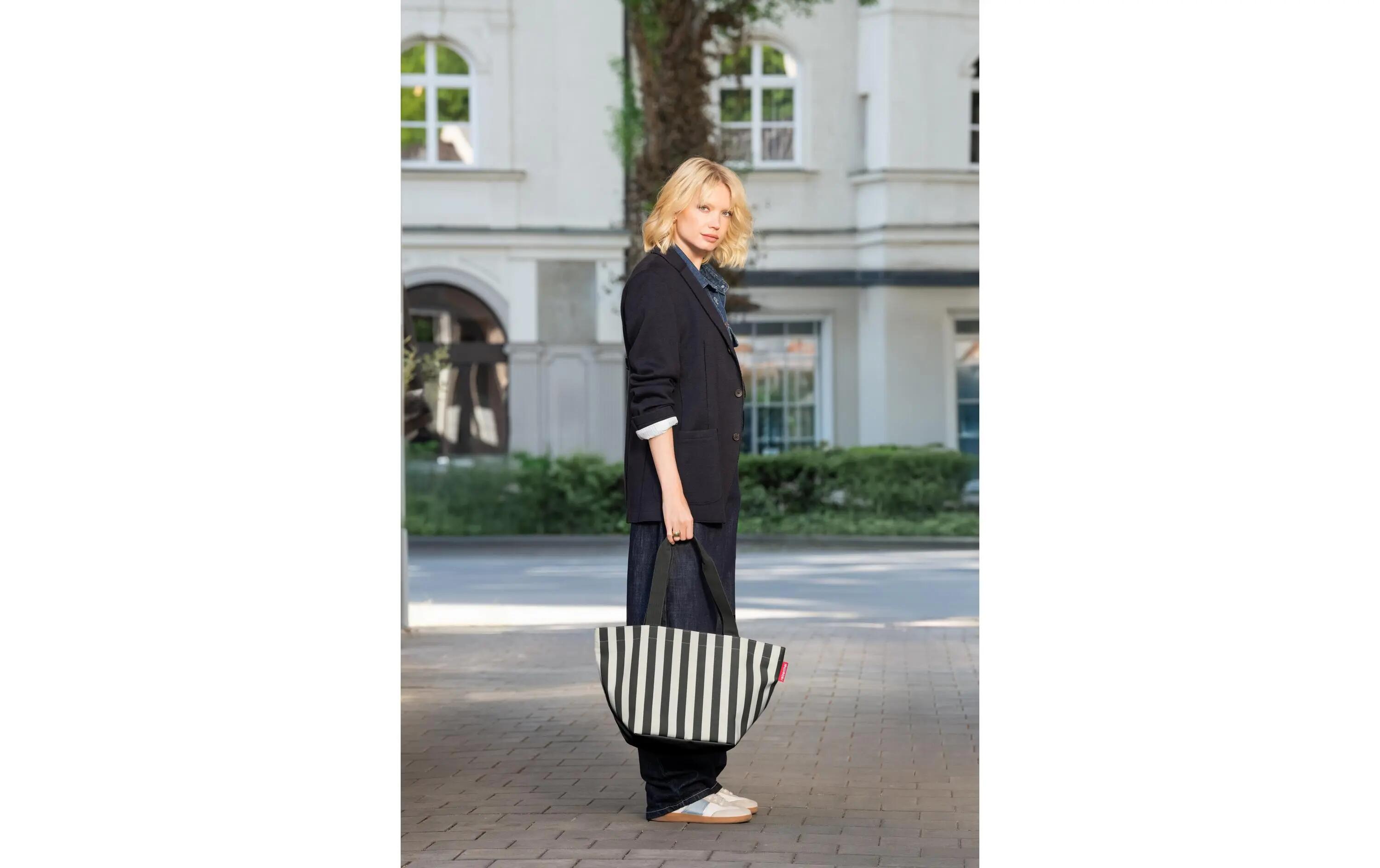 Reisenthel Shopper M Summerstripes Black 15 l 3/3
