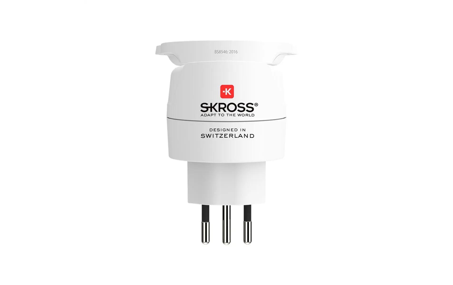 SKROSS Reiseadapter Combo World to CH + IT + BRA 3/3