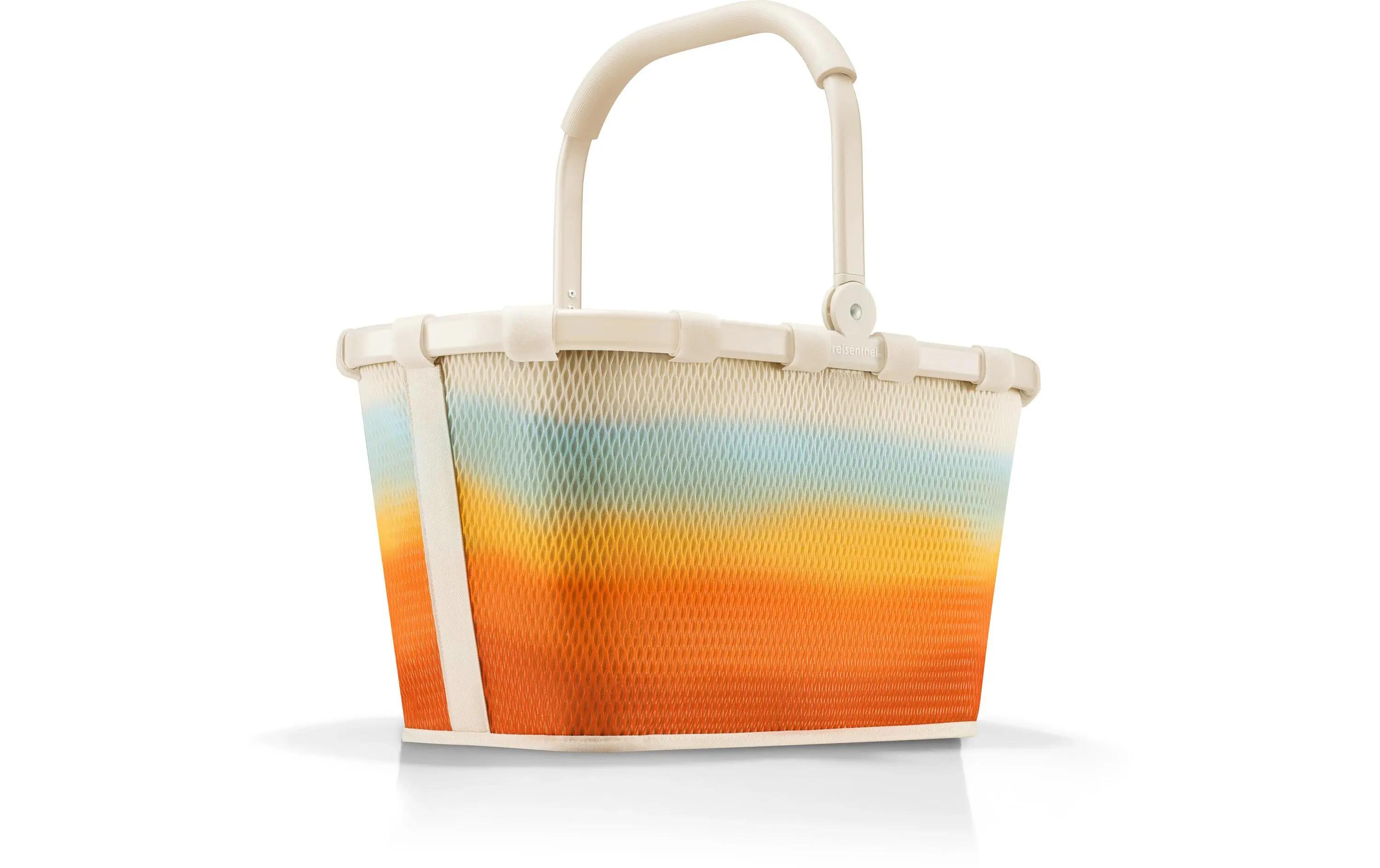 Reisenthel Carrybag Mesh Tropical panier courses Orange/Gris 2/3