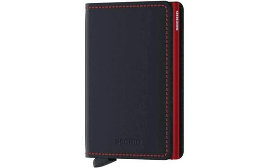 SECRID Slimwallet Matte Black Red Portefeuille