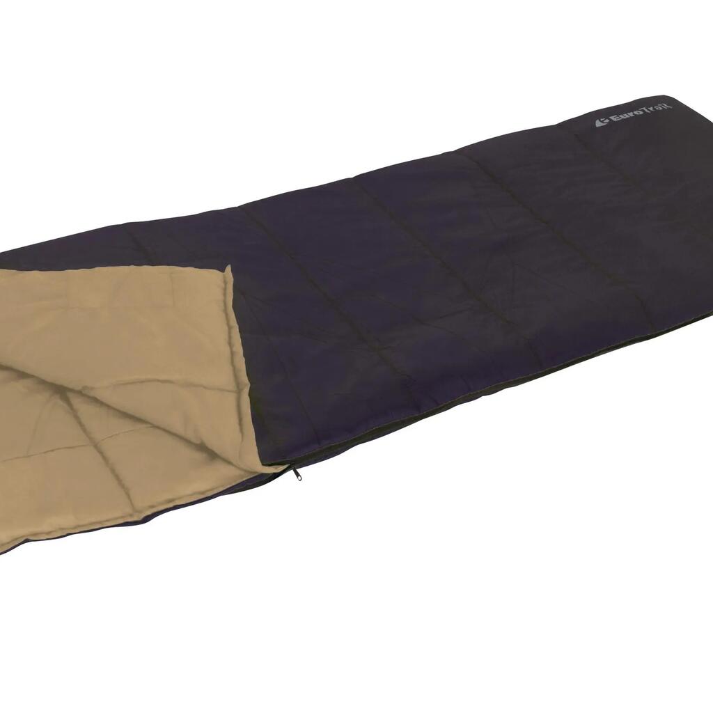 Eurotrail Spring Rectangular Sleeping Bag Beige/Dark Brown