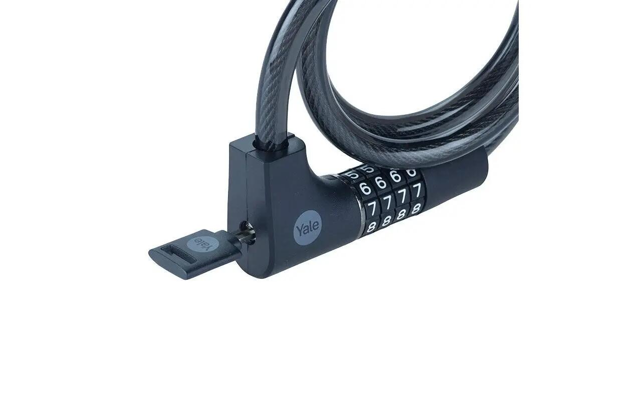 Yale Lucchetto Bici YCC0 Cavo Spirale Combinazione 100 cm 2/3