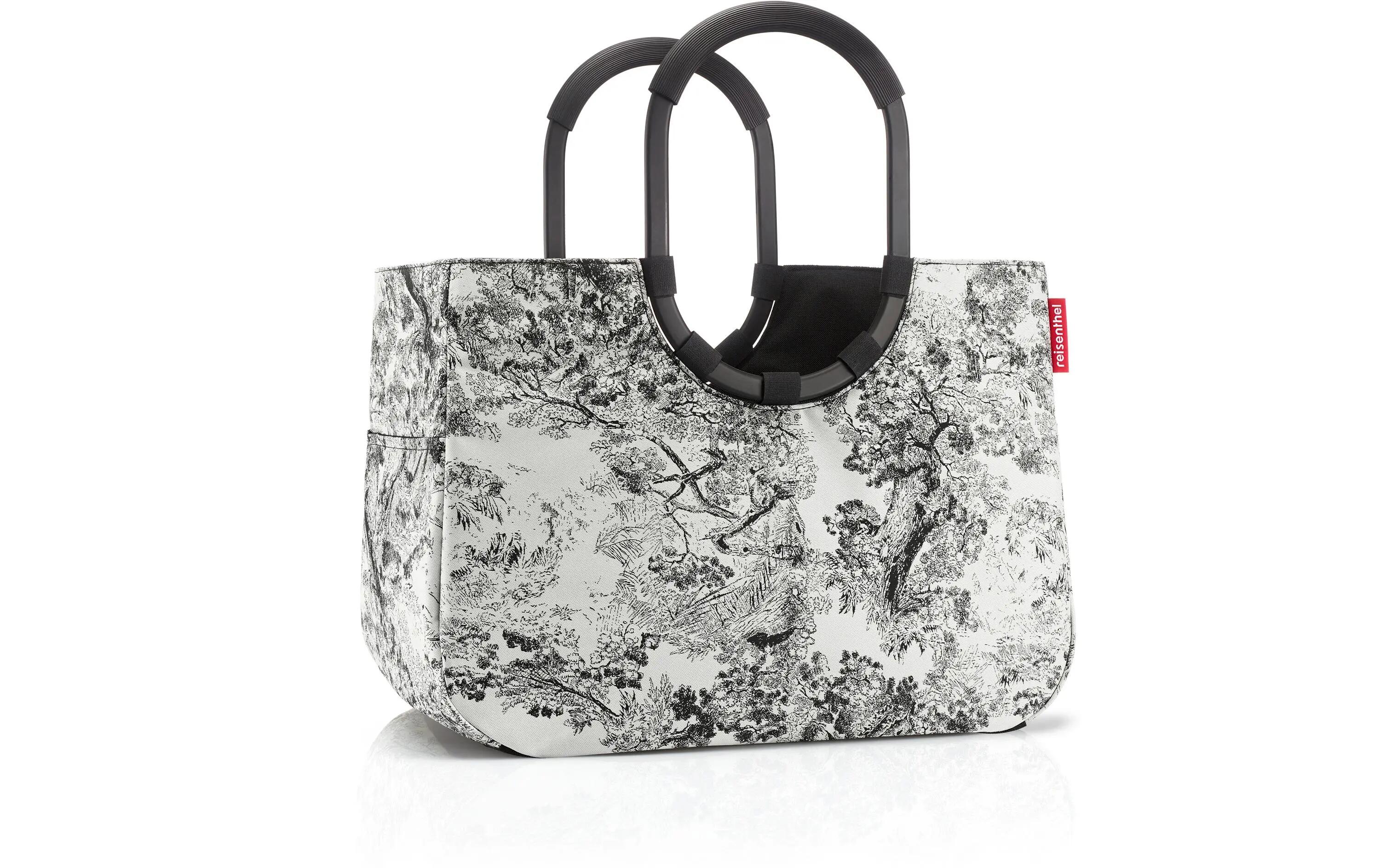 Reisenthel Loopshopper L Jacquard Grey Panier courses 25 l 3/3