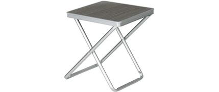 Eurotrail Campus Tabouret de camping avec plateau 100 kg