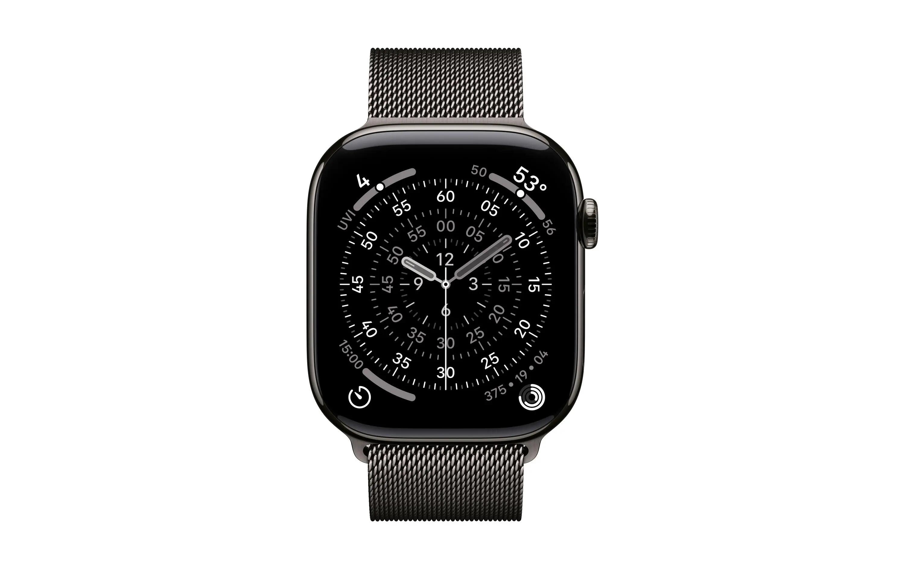 Apple Milanese Loop 46 mm Slate S/M Bracelet pour Apple Watch 3/3