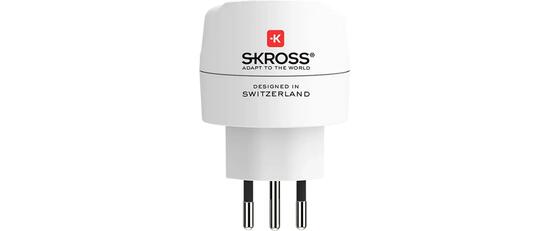 SKROSS Reiseadapter Europa auf Schweiz, Italien, Brasilien