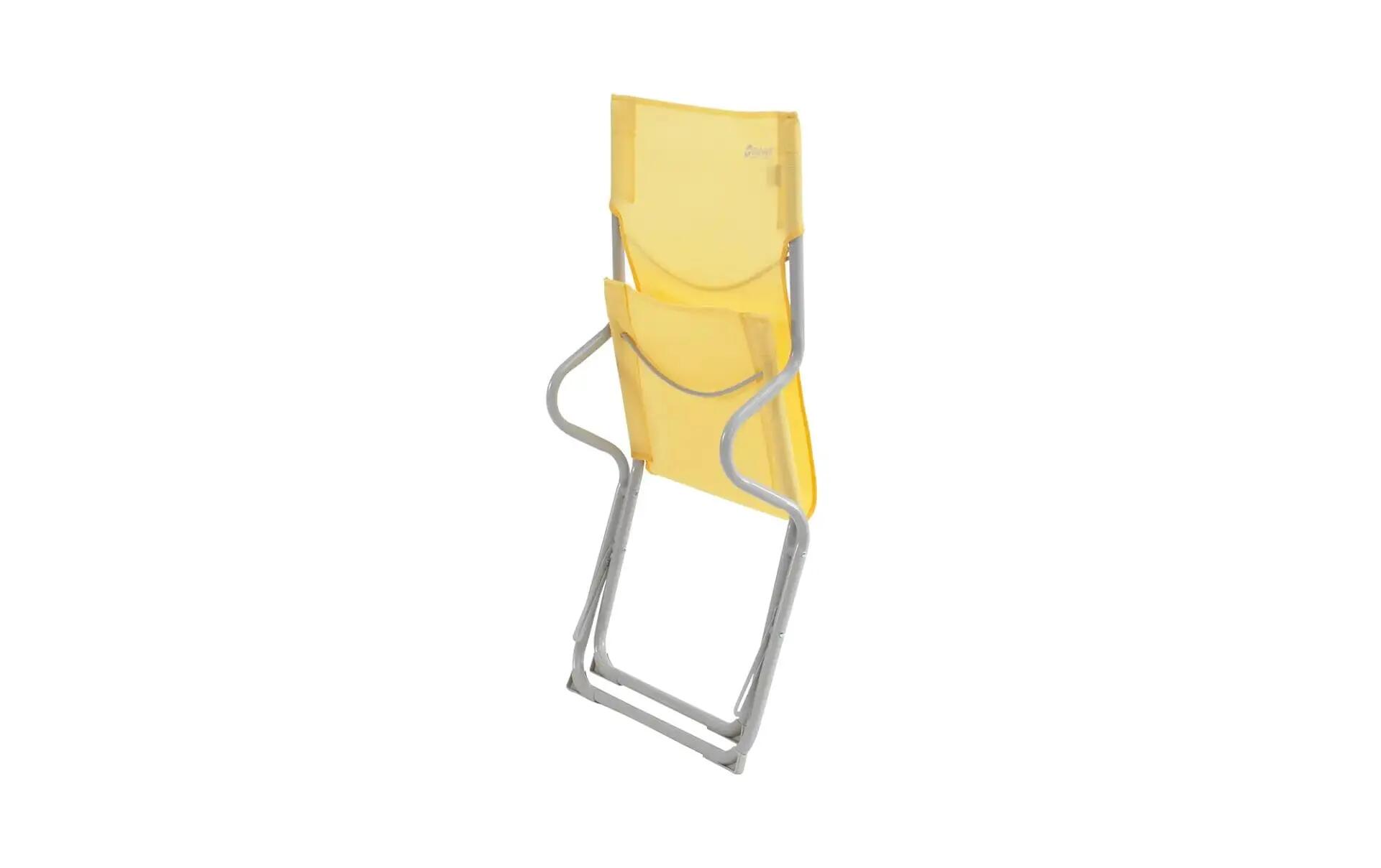 Outwell Sedia da spiaggia Sauntons Lux Giallo 2/3