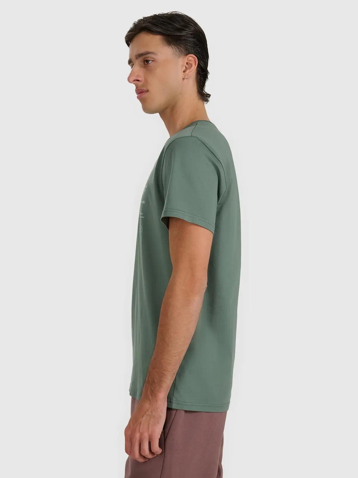 T-SHIRT MĘSKI 4F KOSZULKA APRES SKI BAWEŁNIANA TTSHM2402 4/6
