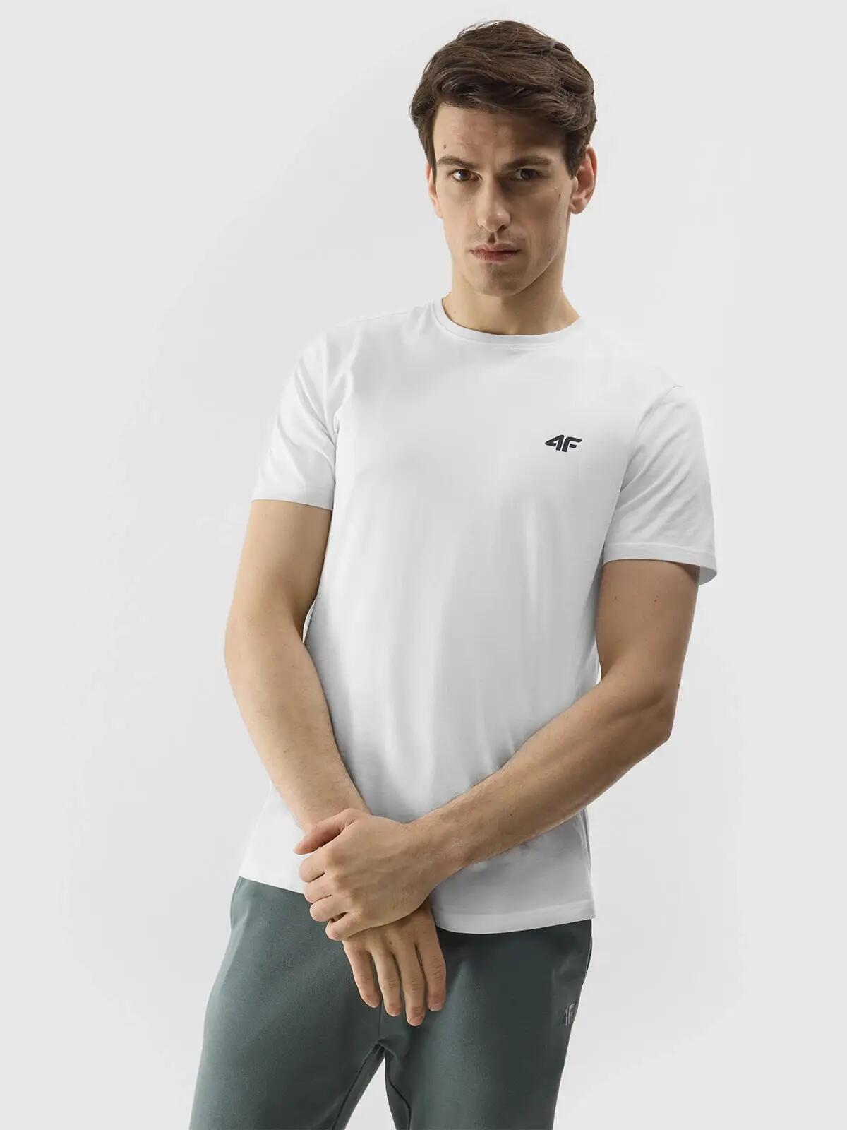 T-SHIRT MĘSKI 4F KOSZULKA BAWEŁNIANA SPORTOWA TTSHM1154 3/7