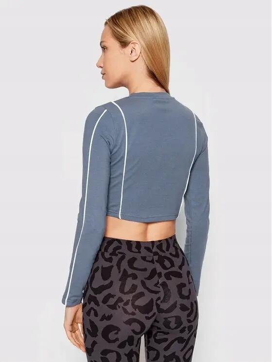 KOSZULKA DAMSKA Z DŁUGIM RĘKAWEM BLUZKA CROP ELLESSE 4/6