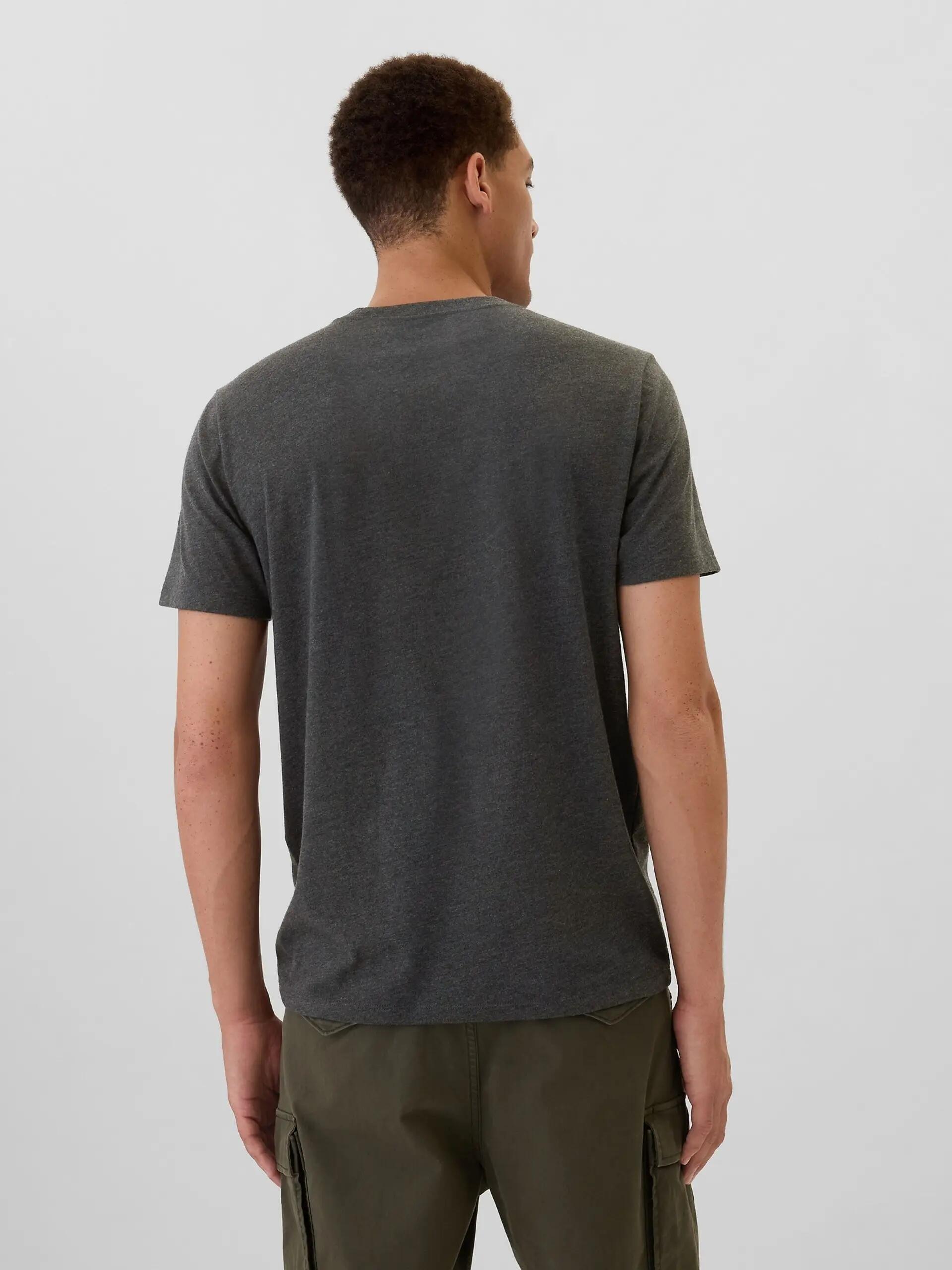 T-SHIRT MĘSKI GAP KOSZULKA BAWEŁNIANA Z LOGO 502022-00-XS 2/5
