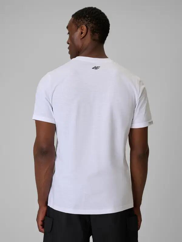 KOSZULKA MĘSKA 4F T-SHIRT BAWEŁNIANY SPORTOWY NA CO DZIEŃ  M3322 SS26 10/11