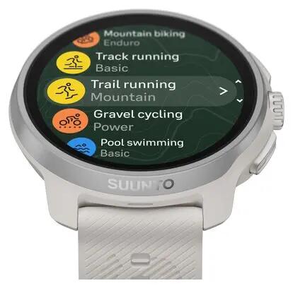 Montre GPS Suunto Race 2 Feather Gray - Blanc 7/7