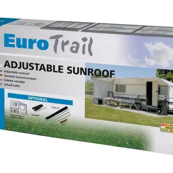 Eurotrail Sun Canopy with Side Wall for Caravan
