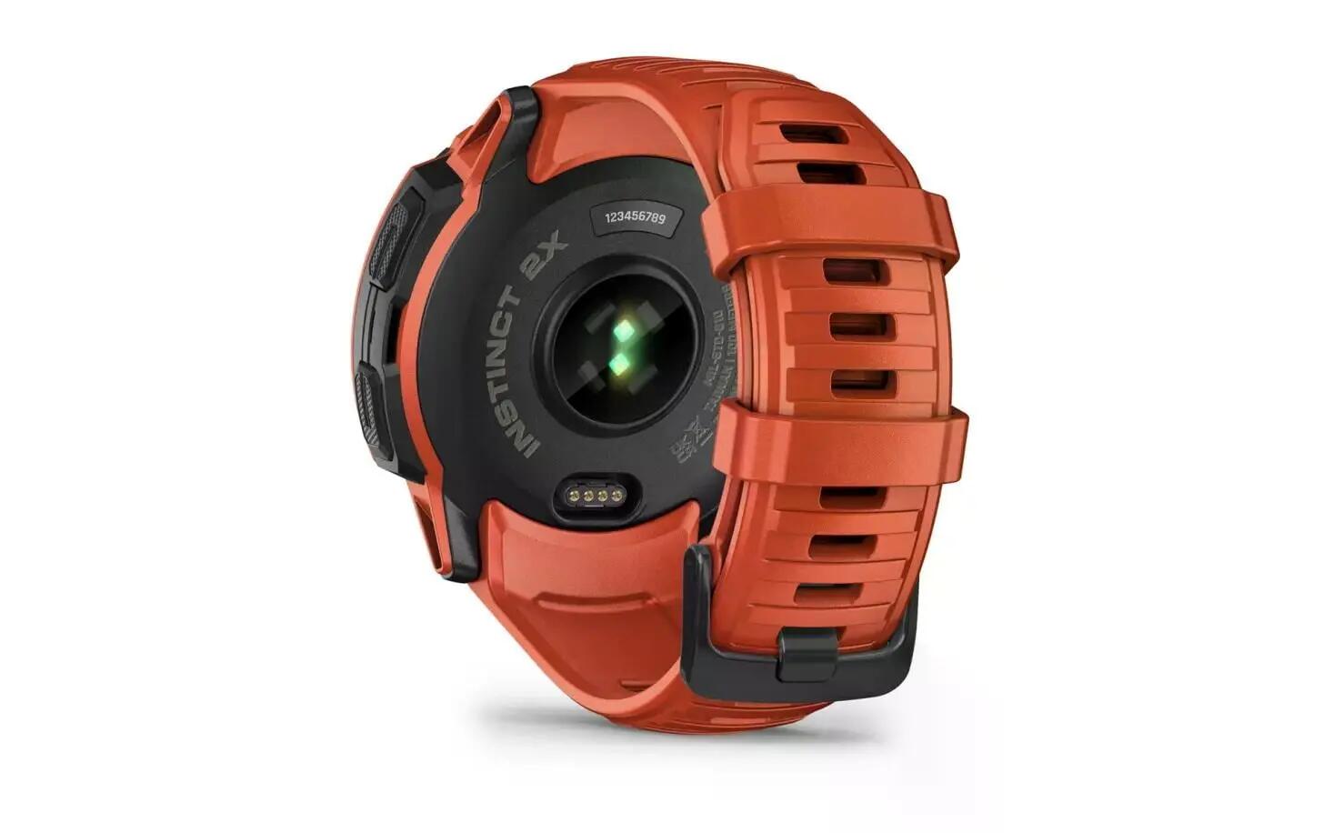 GARMIN Instinct 2X Solar Sportuhr Flame Red 2/3