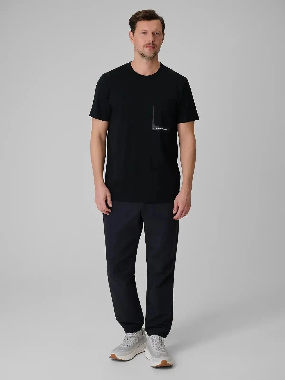 KOSZULKA MĘSKA 4F T-SHIRT BAWEŁNIANY SPORTOWY NA CO DZIEŃ  M2663 SS26 8/12