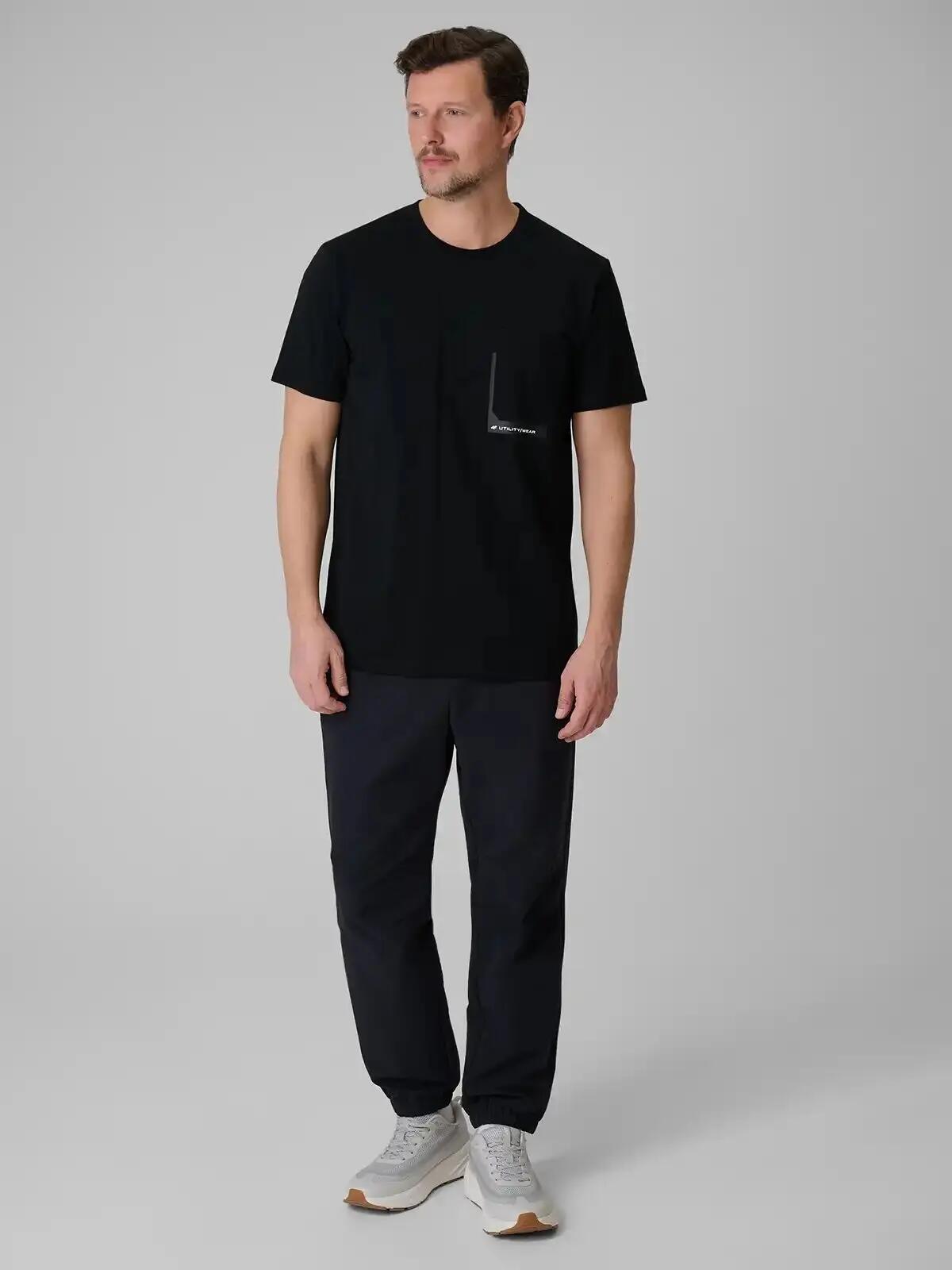 KOSZULKA MĘSKA 4F T-SHIRT BAWEŁNIANY SPORTOWY NA CO DZIEŃ  M2663 SS26 5/12