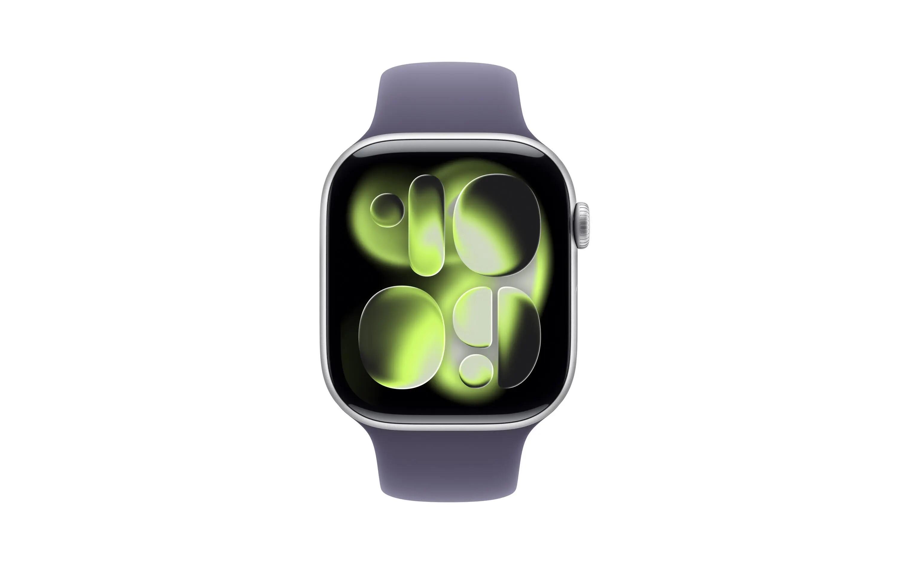 Apple Watch Series 11 46mm LTE Argento Alu Purple Fog M/L 2/3