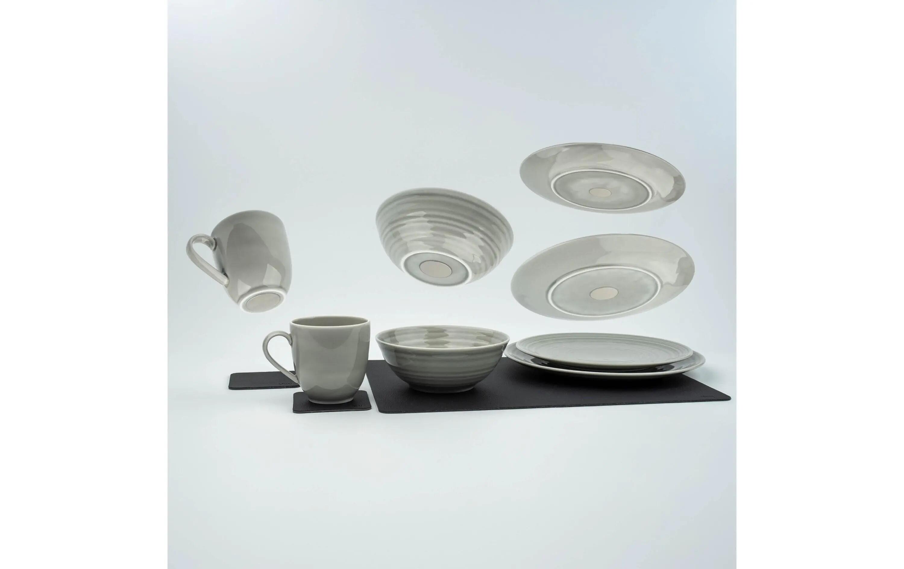 Silwy Set de vaisselle porcelaine magnétique Ash 2/2