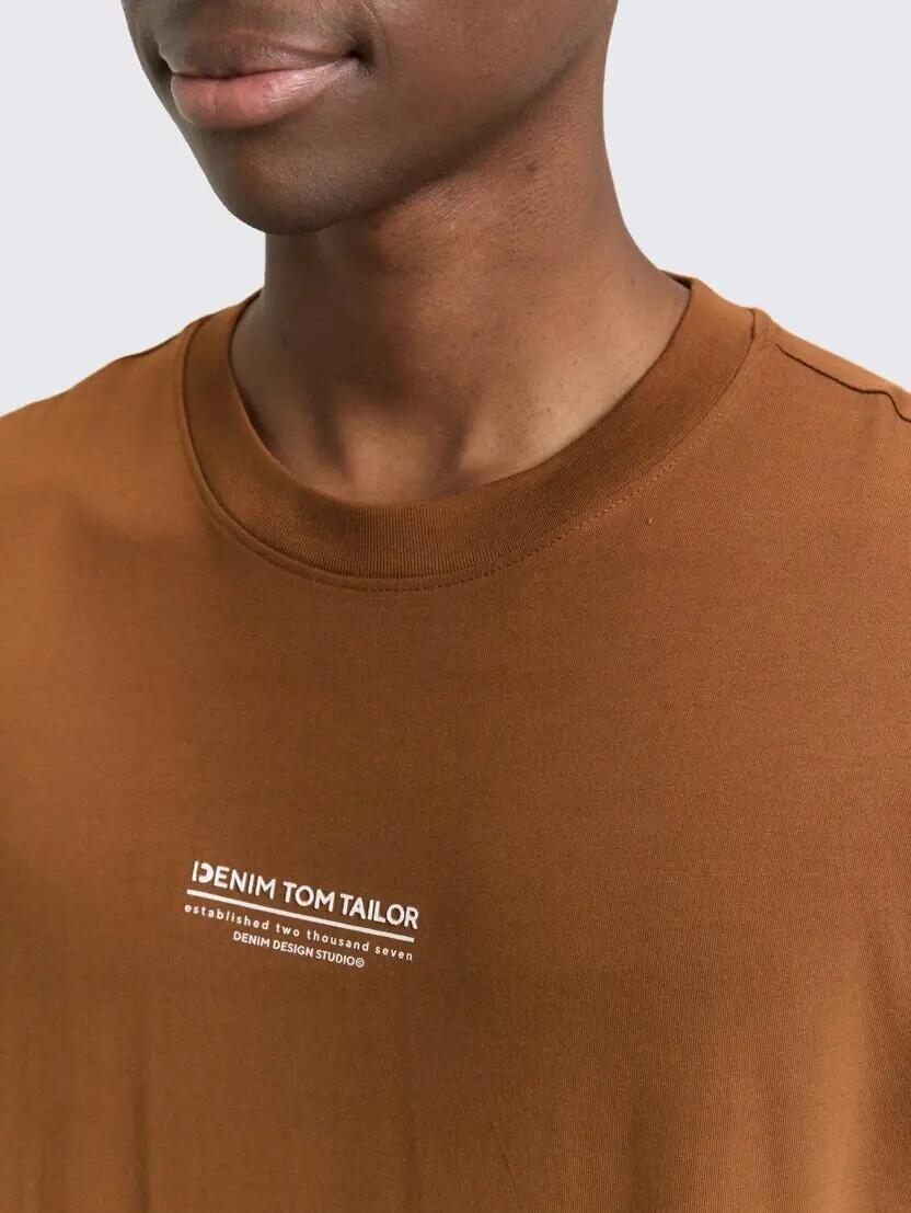 T-SHIRT MĘSKI TOM TAILOR KOSZULKA MĘSKA BAWEŁNA GOLDEN CLAY 3/7
