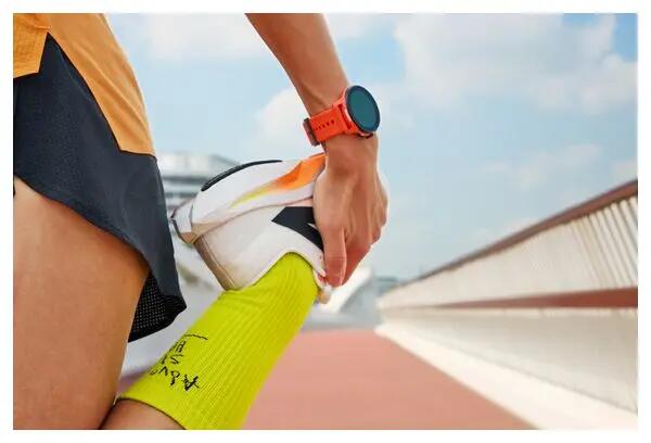 Reloj GPS Suunto Run Correa de silicona Naranja coral 7/7