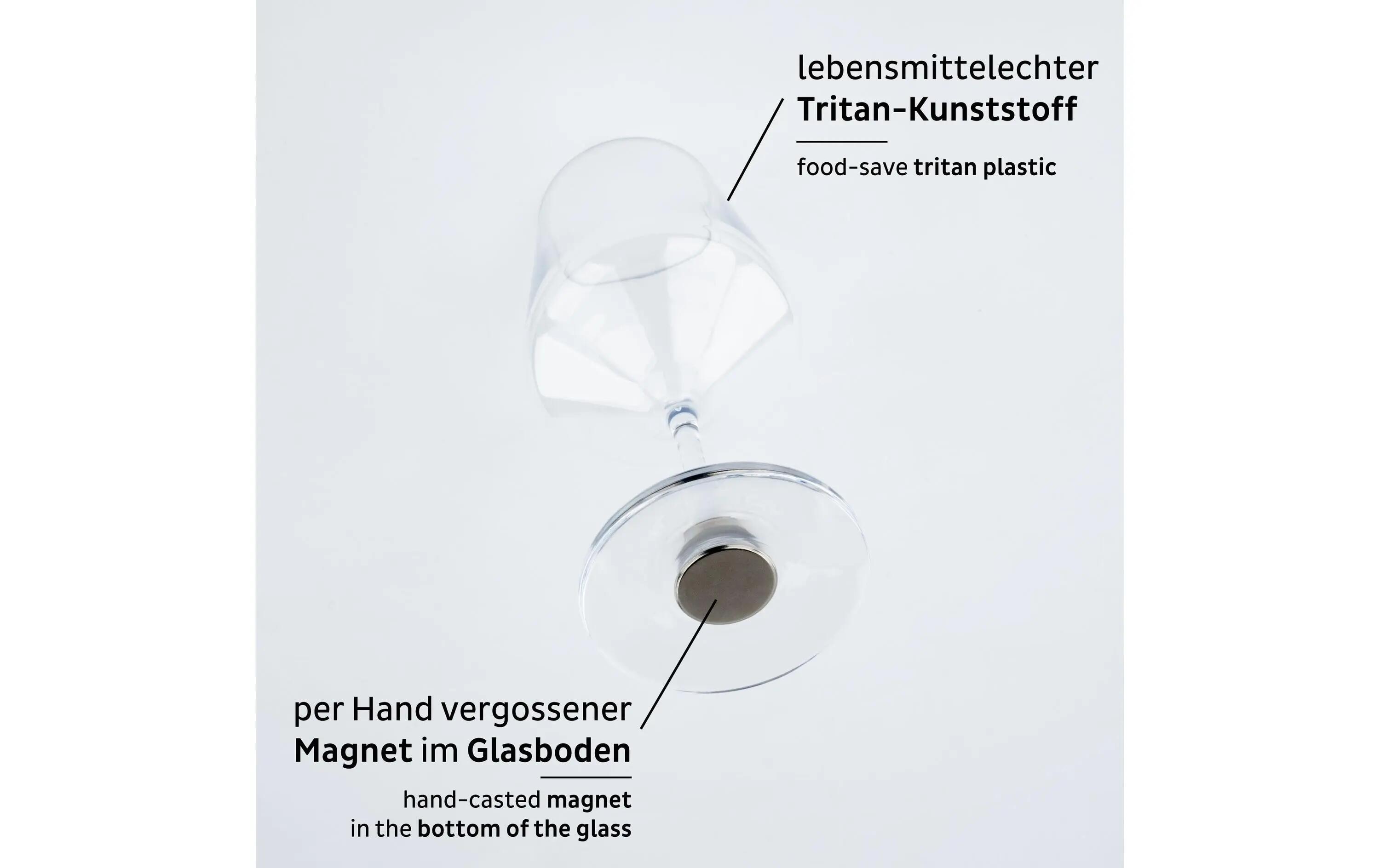 Silwy Bicchieri in plastica magnetici set da 2 outdoor 3/3